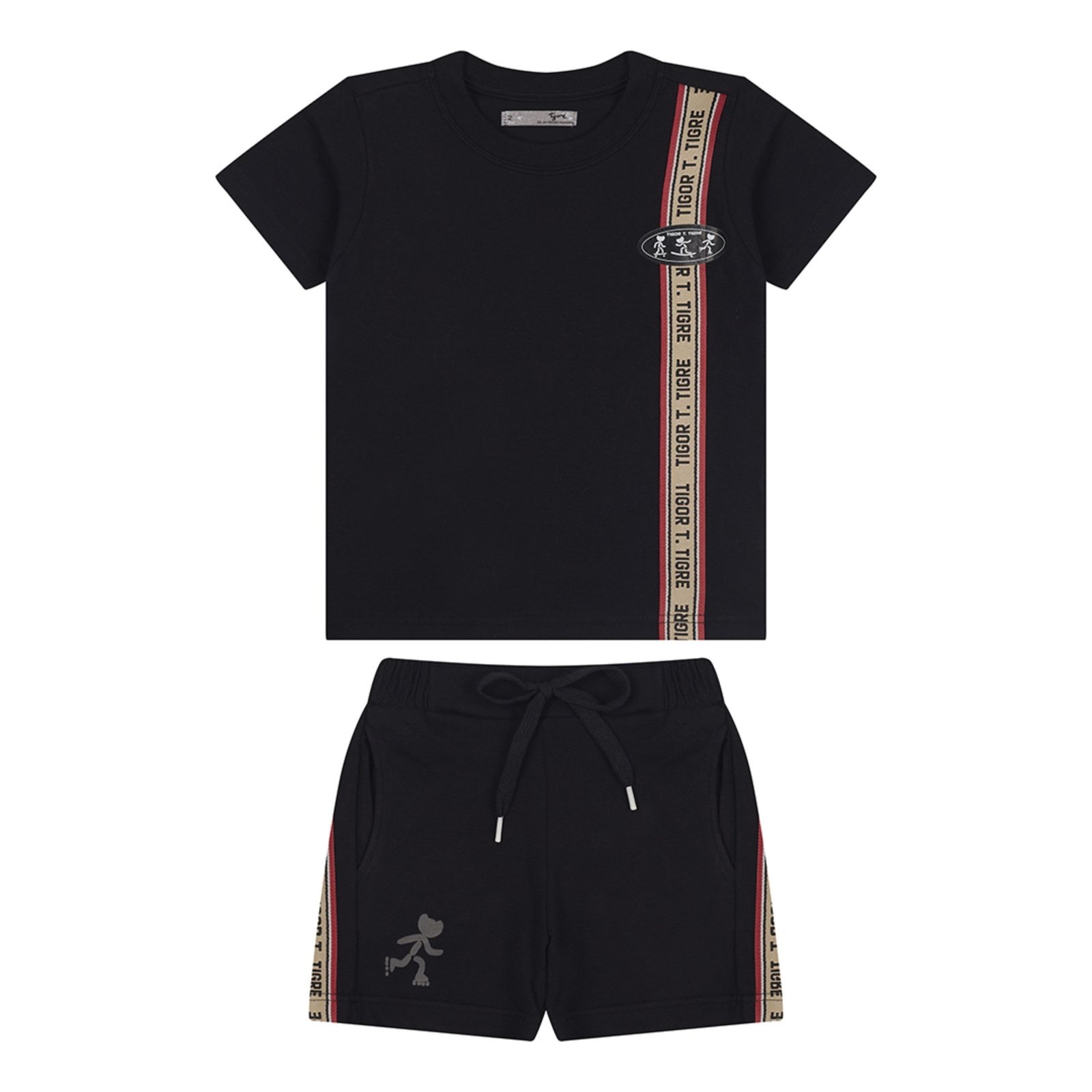 Infantil - Conjunto Curto Masculino Tigor T. Tigre