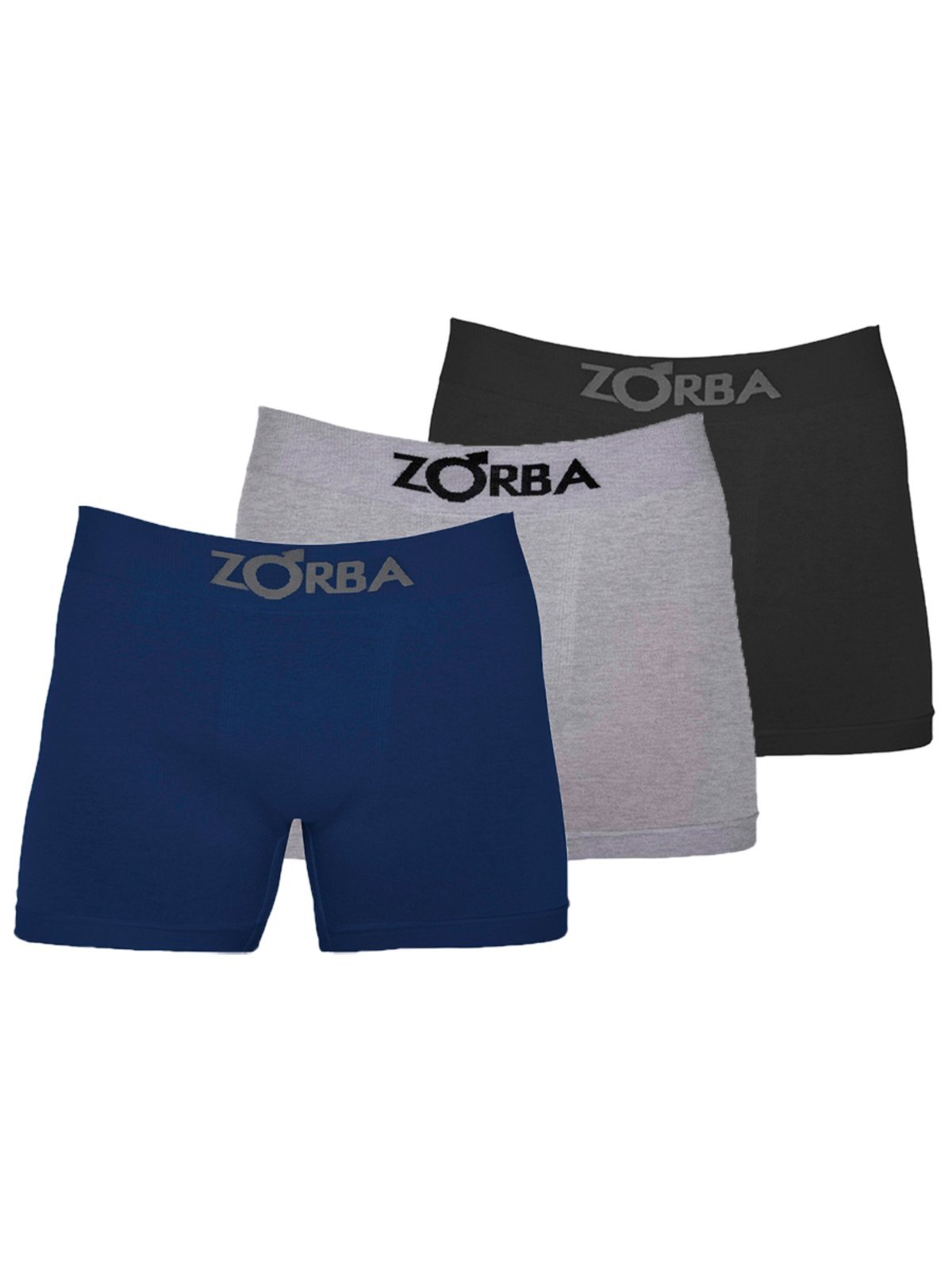 Kit com 3 Cuecas Boxer Zorba 781 Colorido Mescla Claro