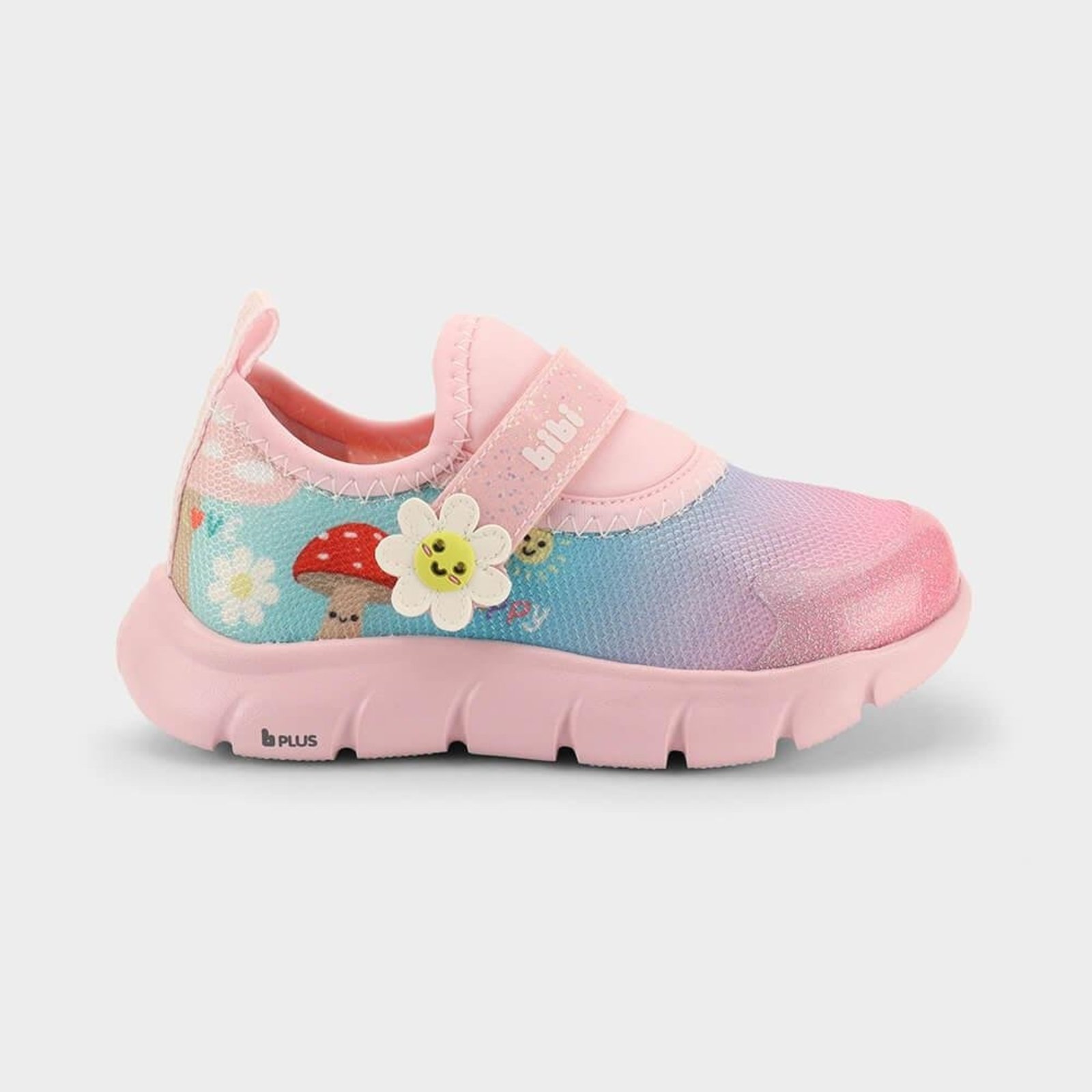 Infantil - Tênis Bibi Energy Baby 2.0 Rosa com Flores 1225182 18