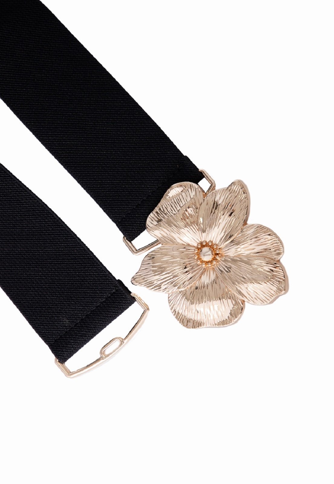 Cinto Cabanafree COM ELASTICO PRETO COM FLOR
