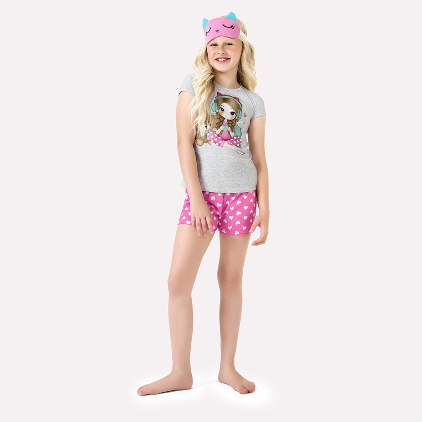 Pijama Menina Brilha no Escuro Kyly