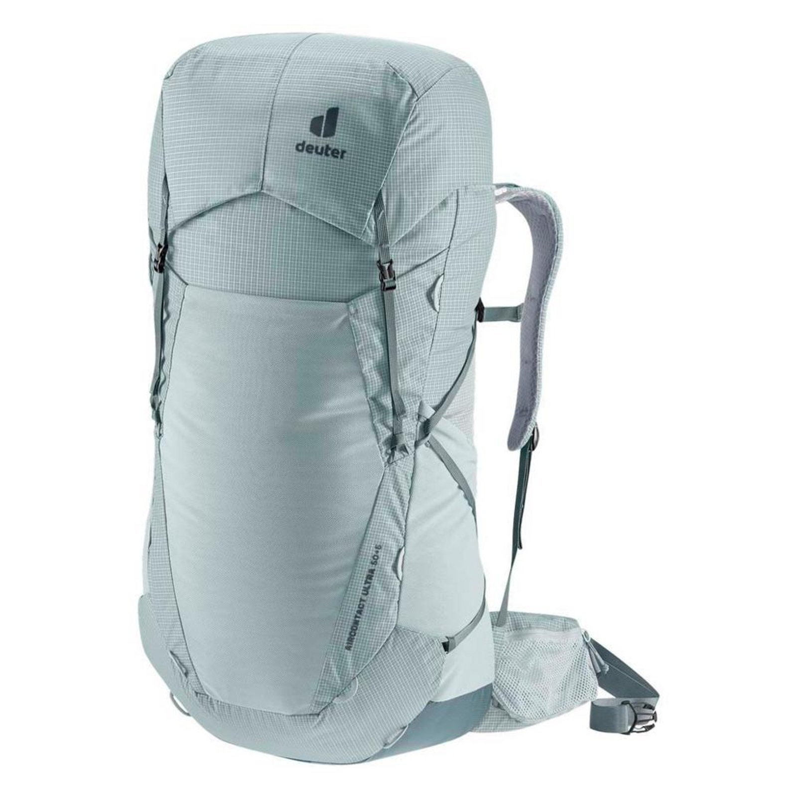 Vista 3 Mochila Deuter Aircontact Ultra 50+5 Litros Cinza incolor Deuter incolor