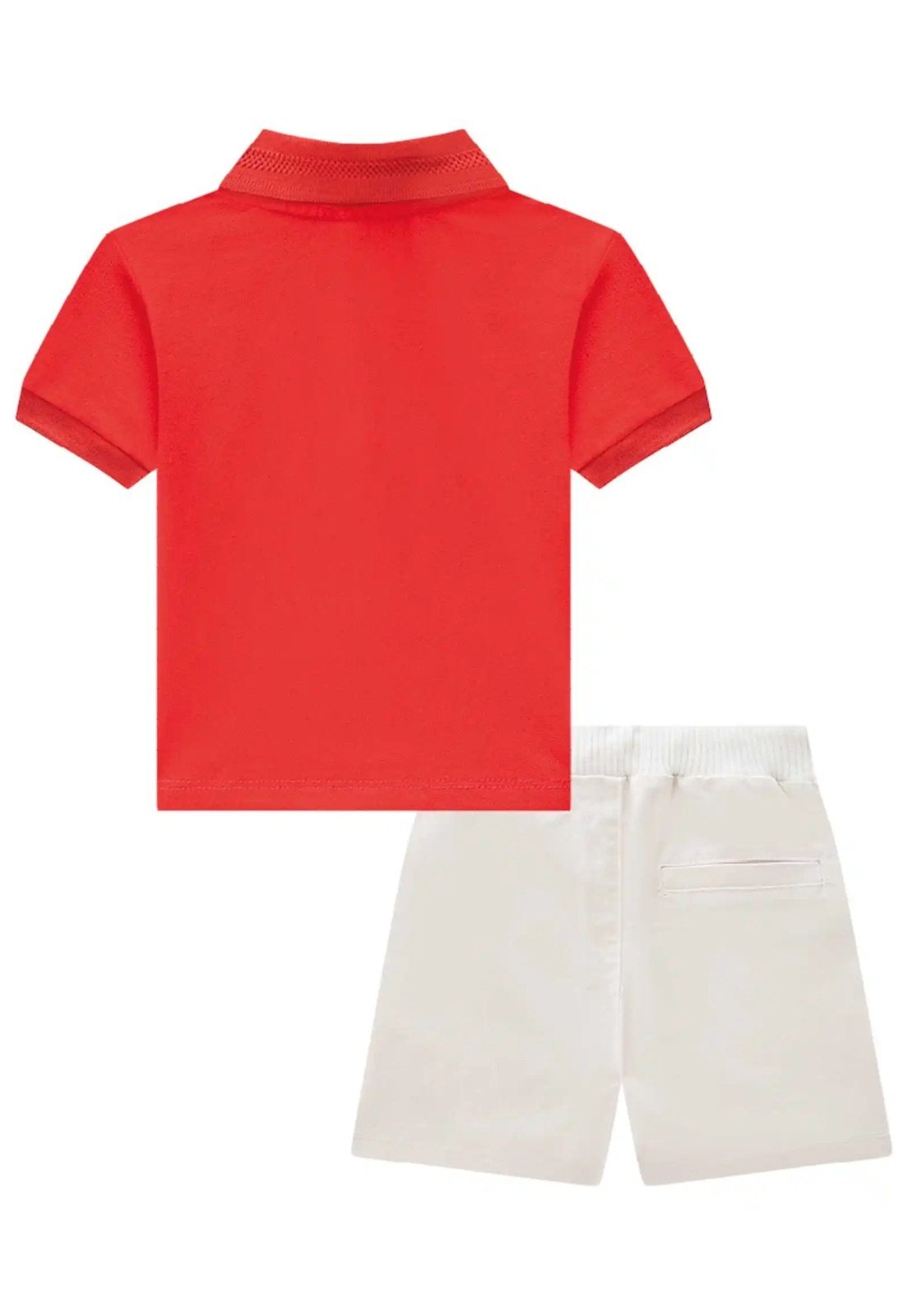 Vista 3 Infantil - Conjunto Menino Johnny Fox 1 vermelho Johnny Fox vermelho