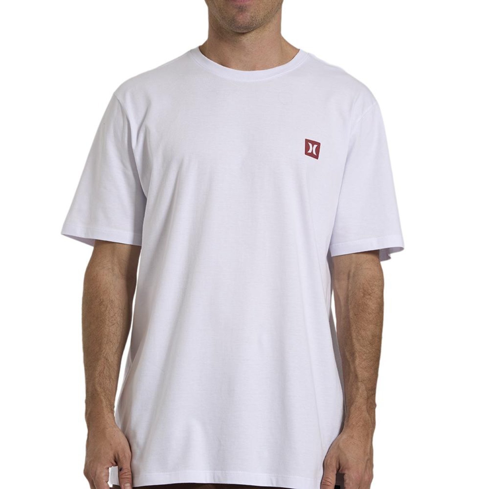 Camiseta Hurley Mini Icon WT26 Masculina Branco