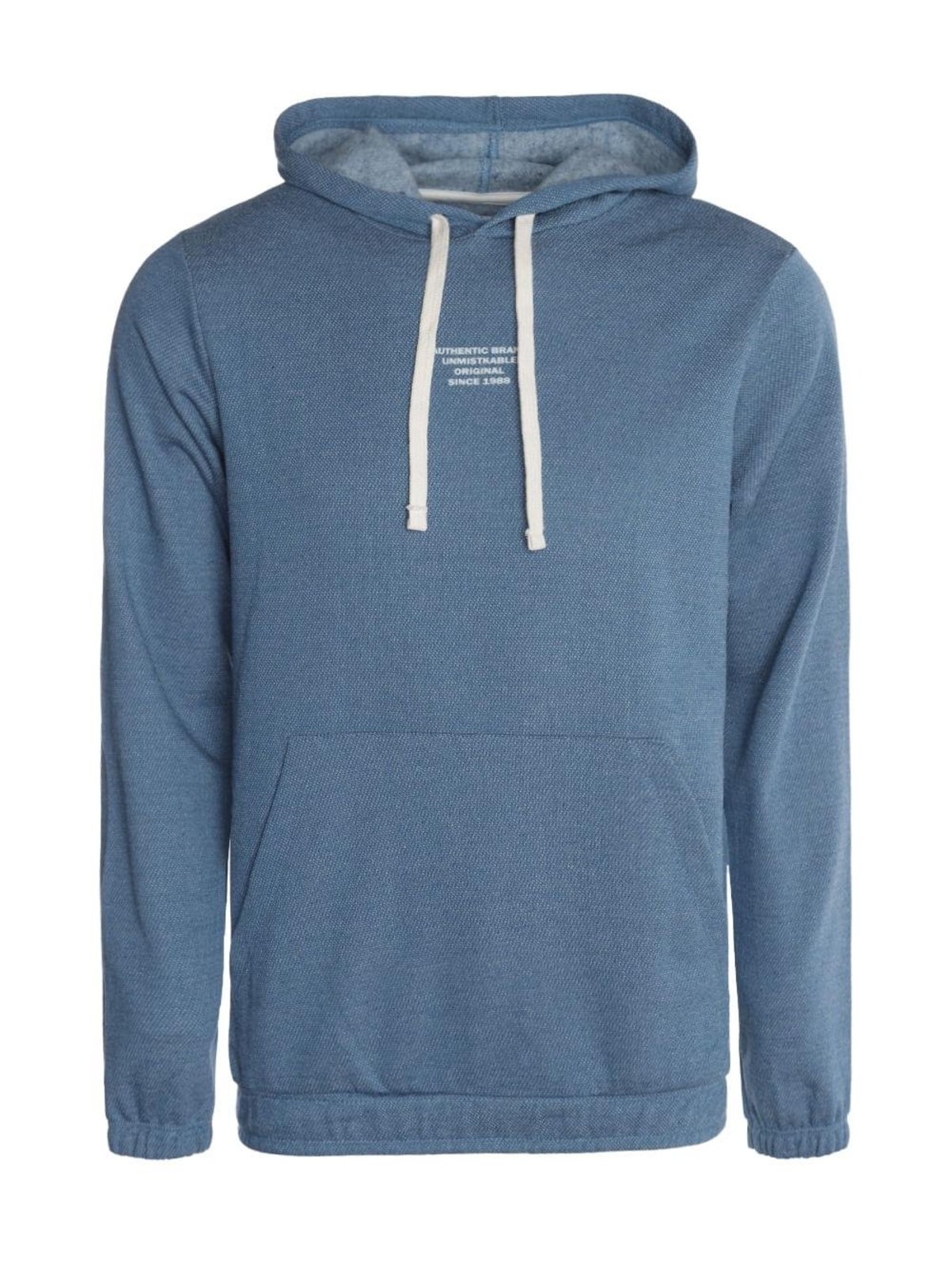 Moletom Diagonal Com Capuz Eletrón Masculino AZUL