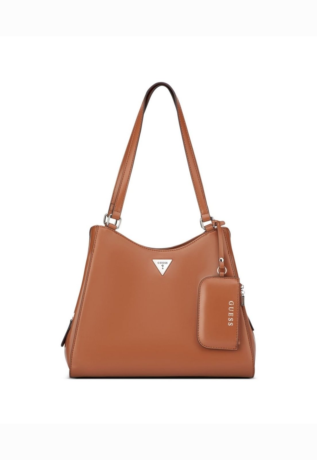 Bolsa Guess Elsa Satchel Marrom