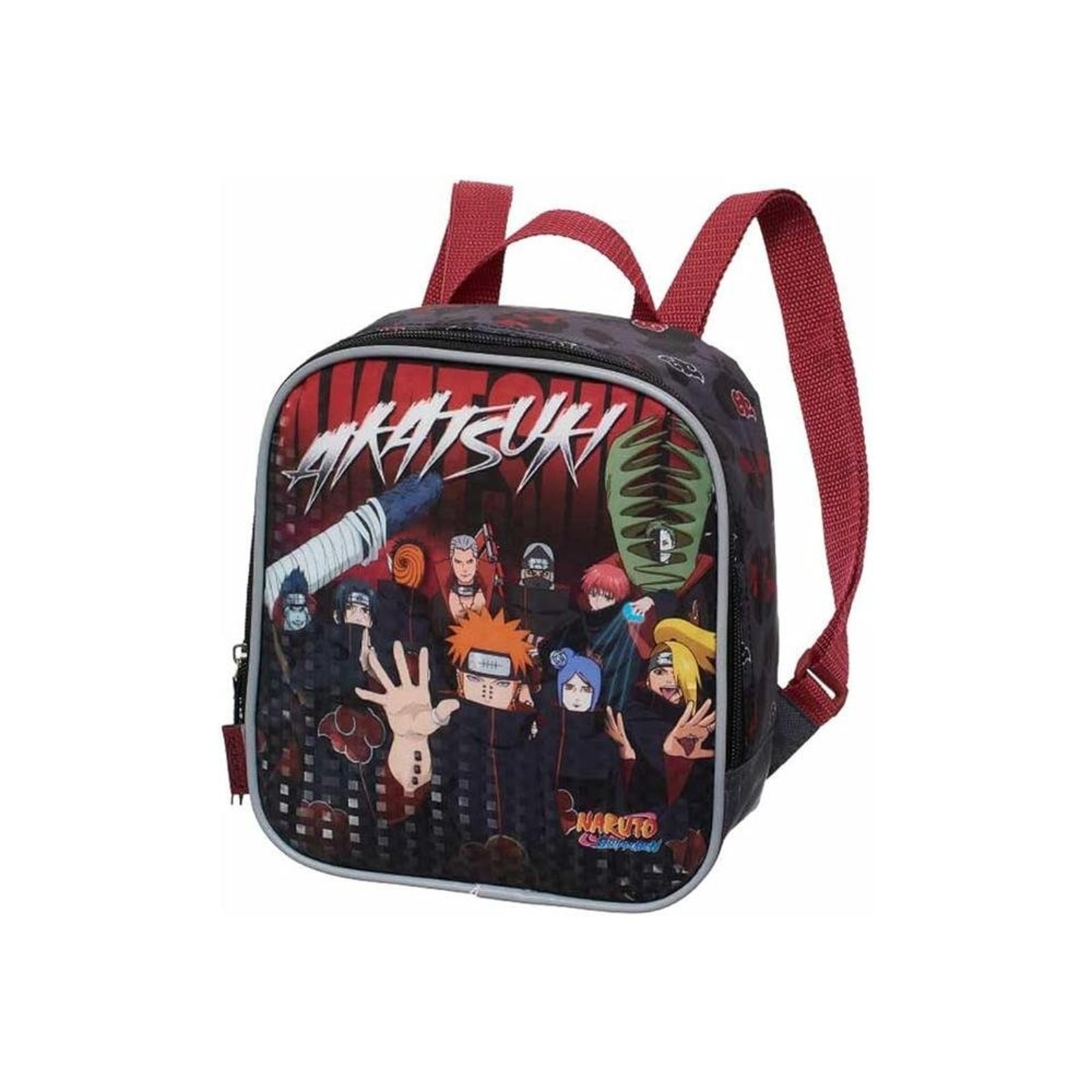 Infantil - Lancheira Pacific Naruto Shippuden Akatsuki Rising Preto