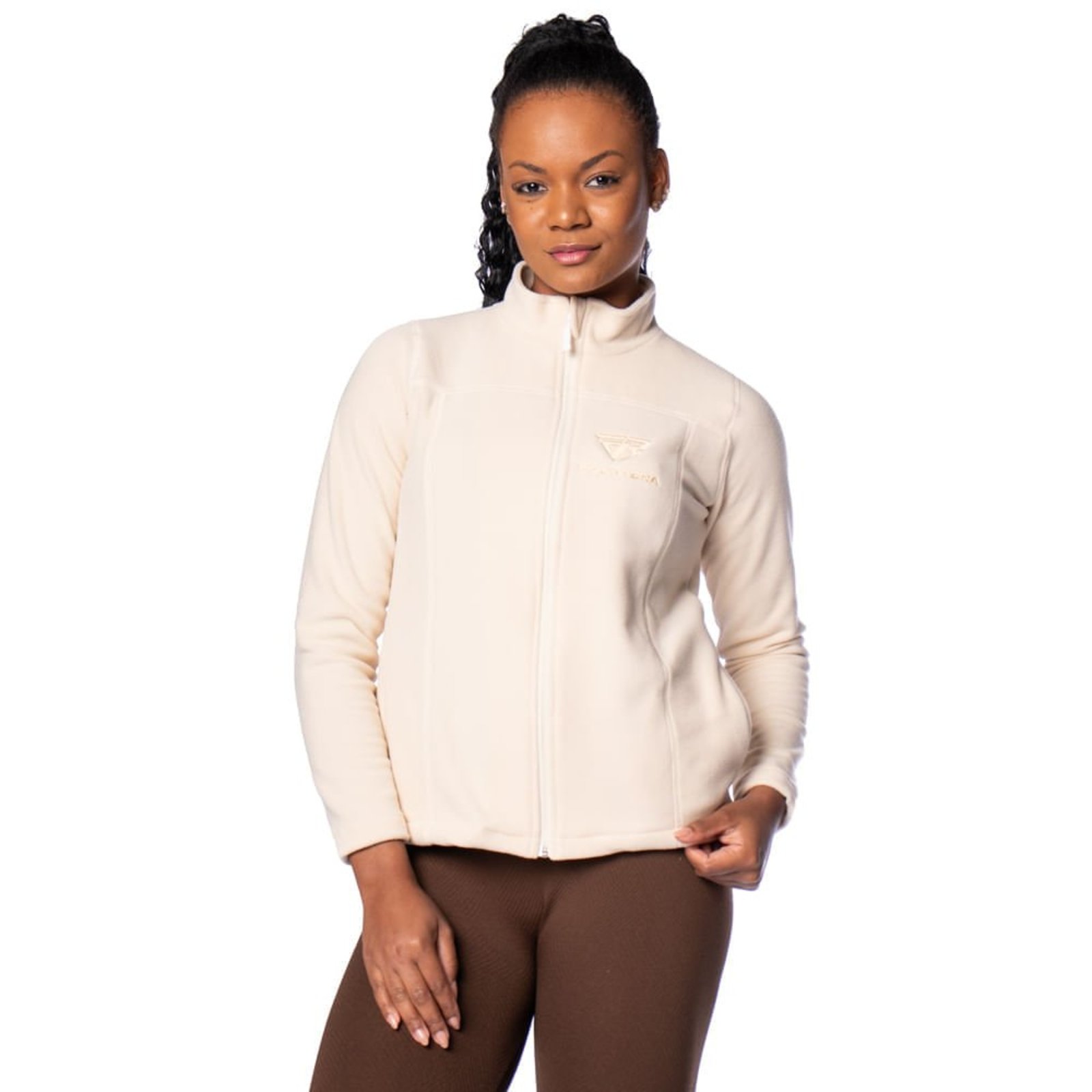 Casaco Feminino Frontera Soft Recortes Off White