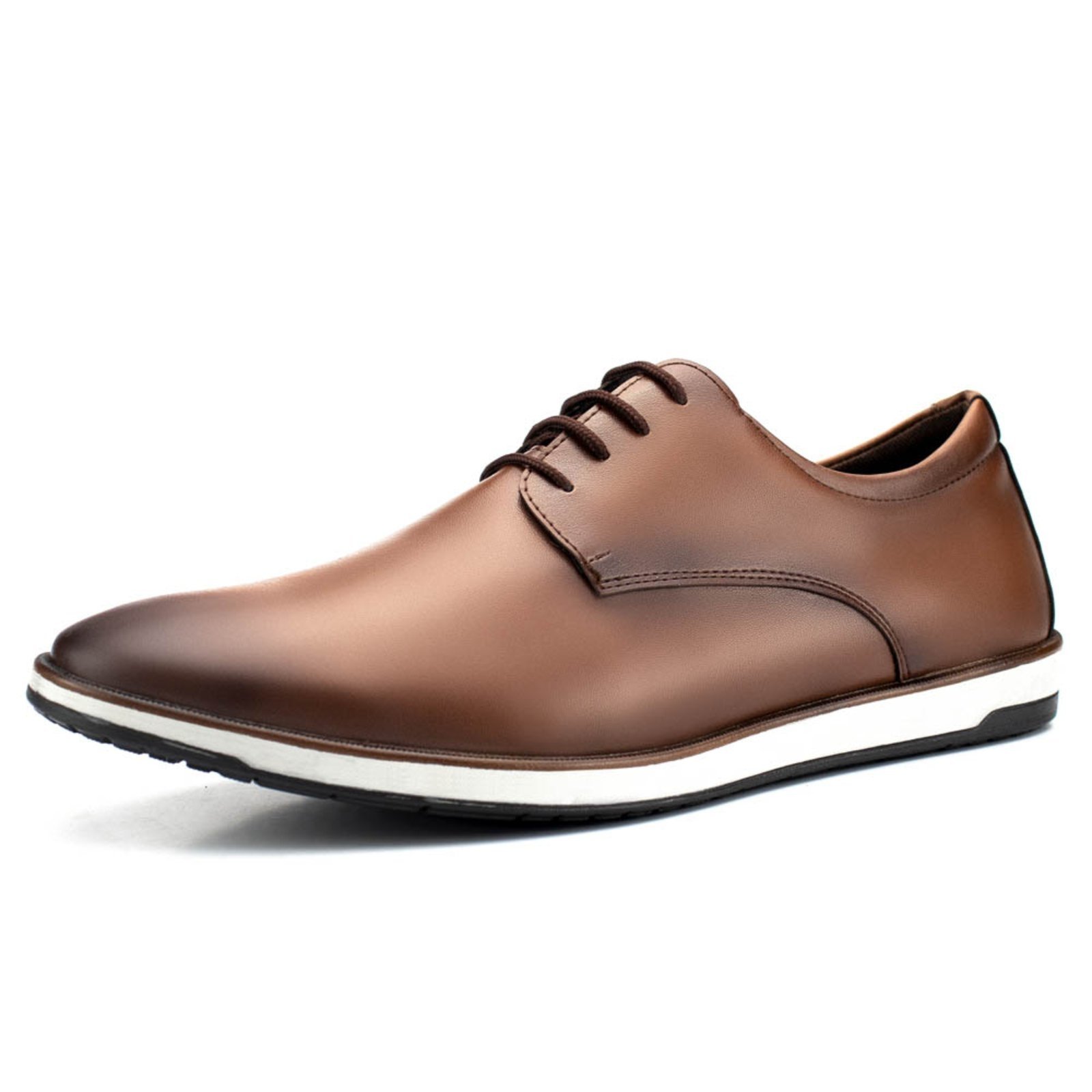 Sapato Masculino Bredeni Oxford Derby Social Casual Confortável Resistente Elegante Preto