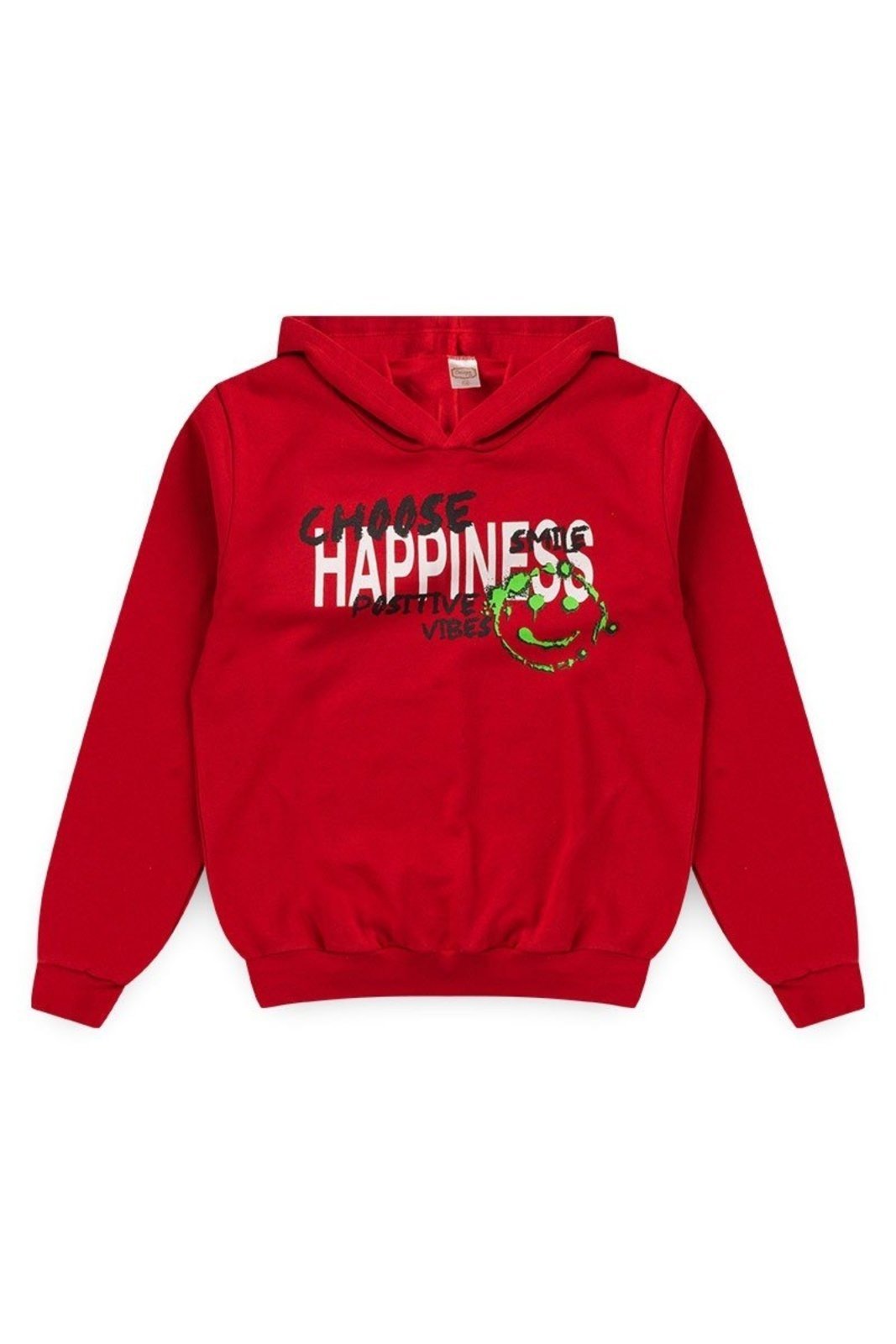 Infantil - Blusa Moletom Juvenil Menino c/ Capuz Happiness