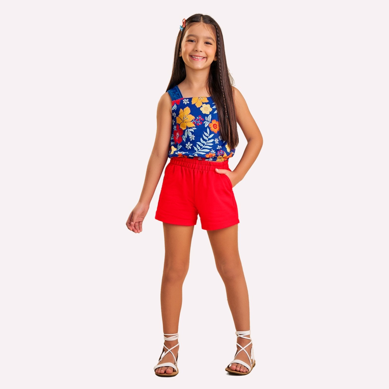 Infantil – Conjunto Menina Flores Nanai