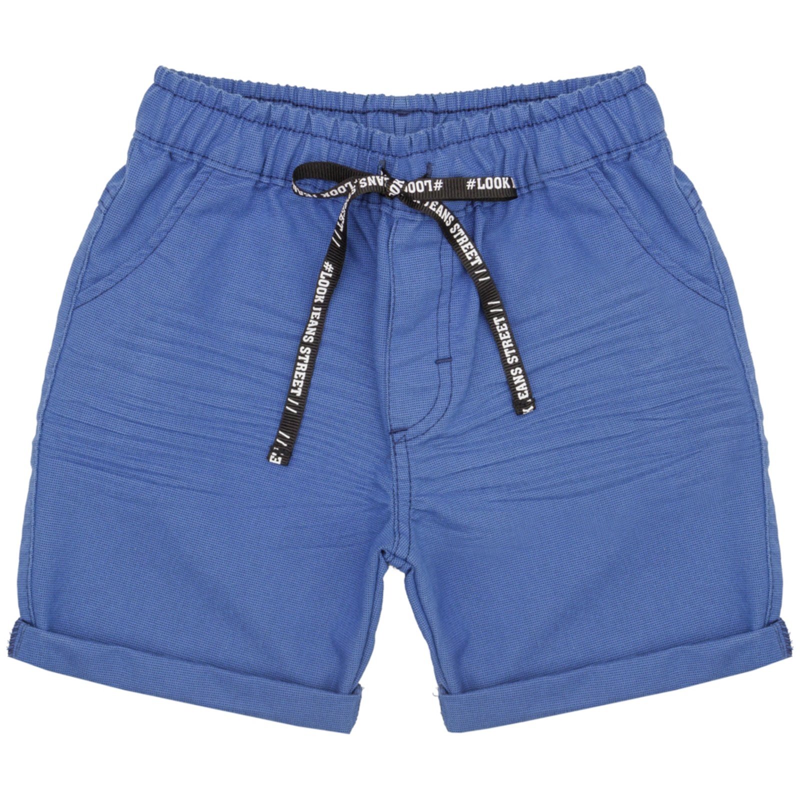 Infantil – Shorts Look Jeans c/ Elástico Sarja Collor