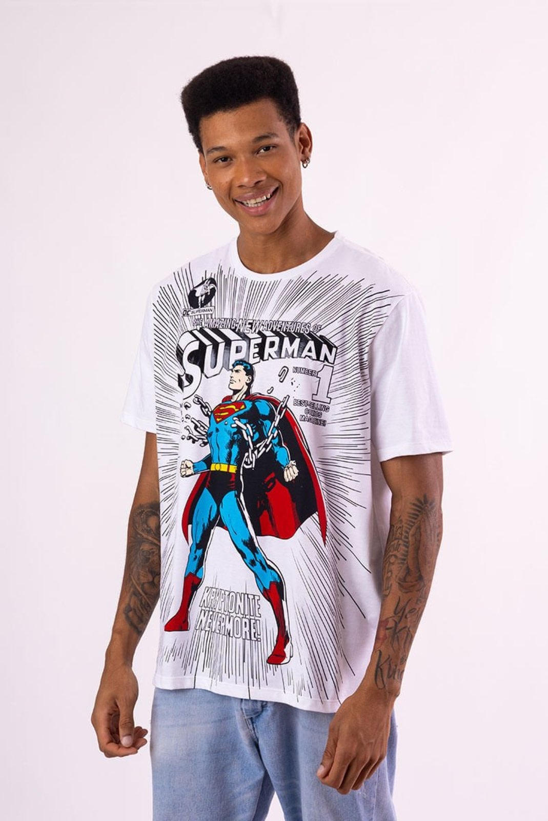 Camiseta DC Comics Superman Correntes