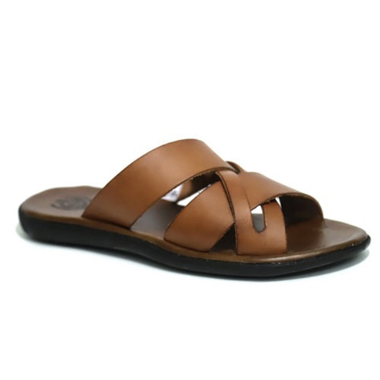 Chinelo de Dedo Em Couro Leve Macio Estiloso Franca Griffe Confortável Original