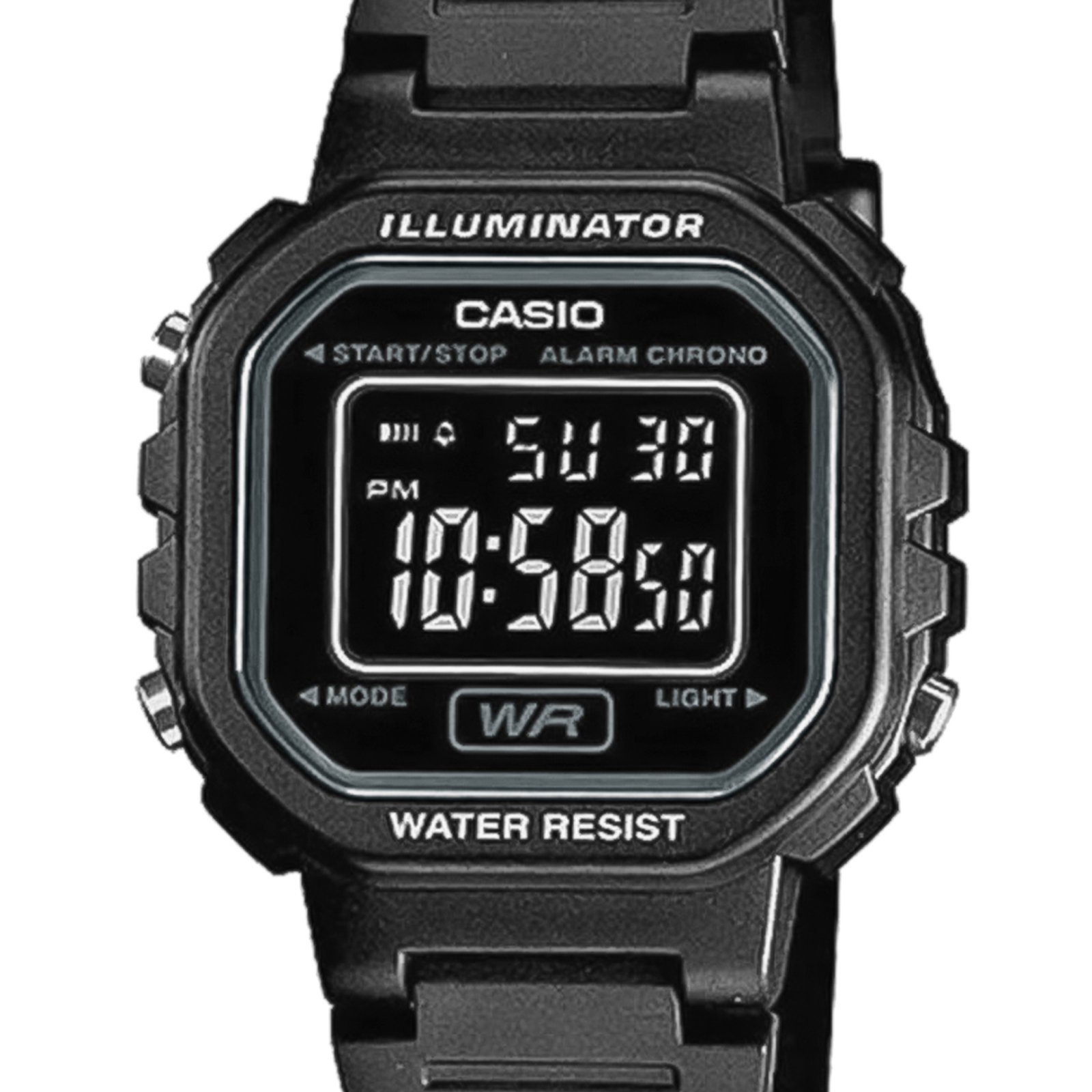 Vista 2 Relógio Casio Digital Standard LA-20WH-1BDF-SC Casio preto