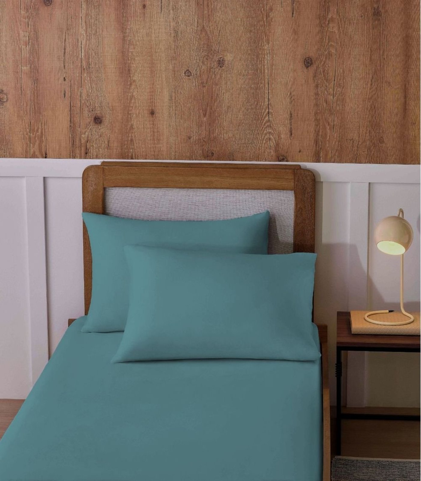 Jogo De Cama Solteiro Malha 2 Peças Liso Vivaldi Verde