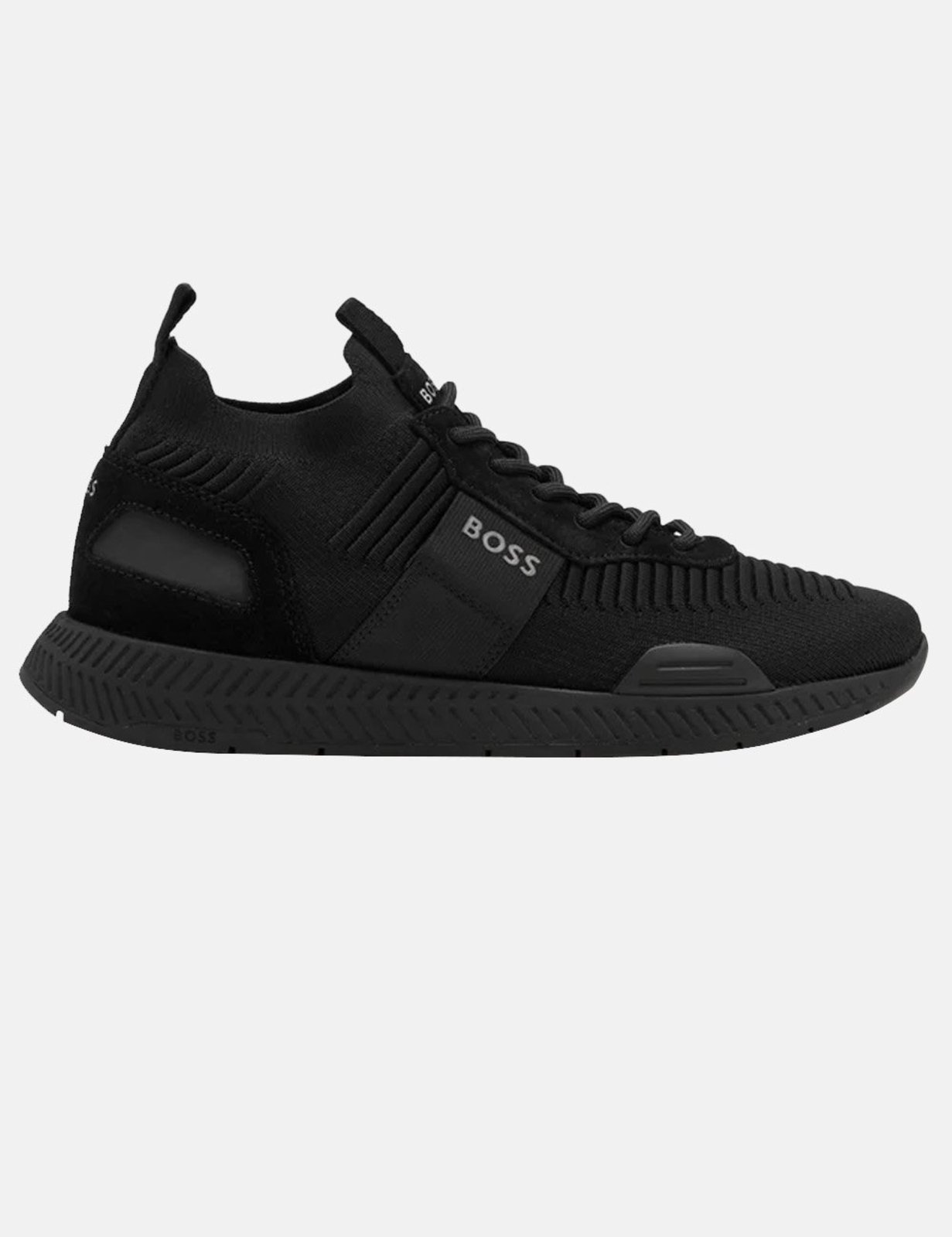 Tênis Hugo Boss Masculino Titanium_Runn_knst_N Preto