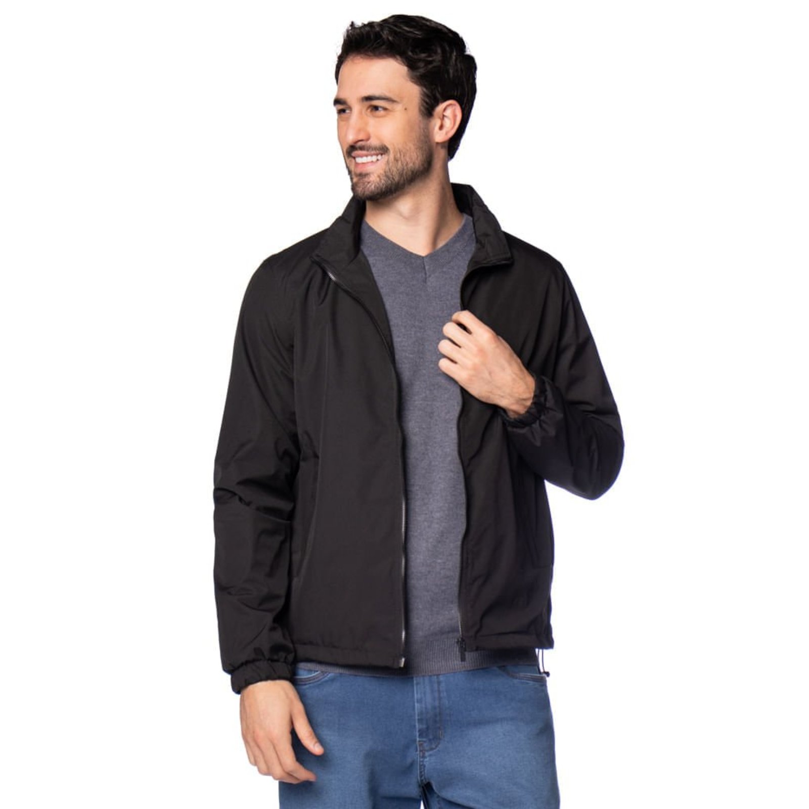 Corta Vento Sea Surf Ajuste Elástico Preto