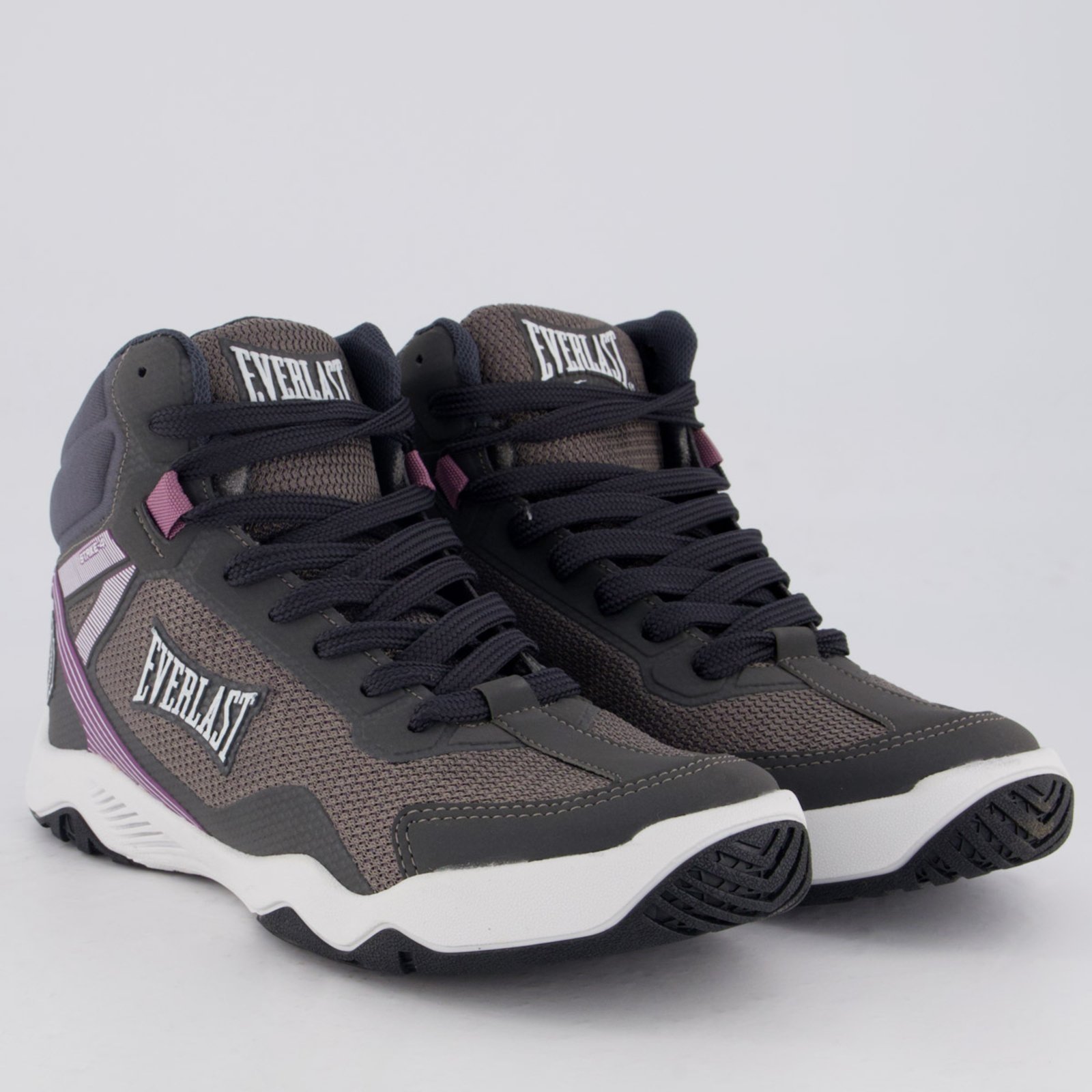 Vista 3 Tênis Everlast Strike 4 Feminino e Branco cinza Everlast cinza