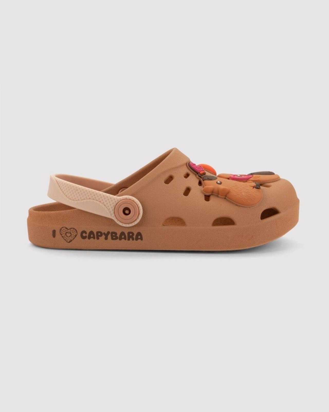 Vista 3 Infantil - Sandália Babuche Grendene Capivara Hype GRENDENE KIDS marrom