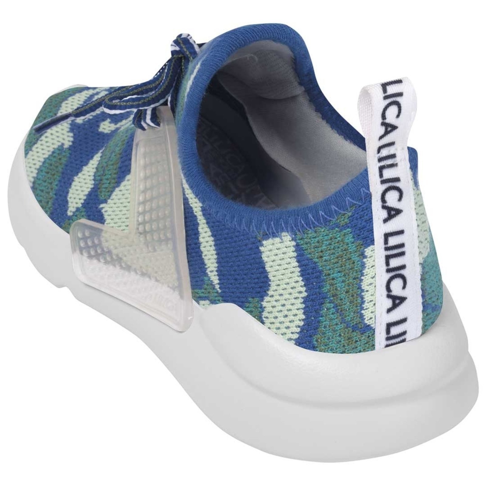 Vista 3 Infantil - Tênis Flyby 91 NeoKnit Feminino Lilica Lilica Ripilica azul Lilica Ripilica azul