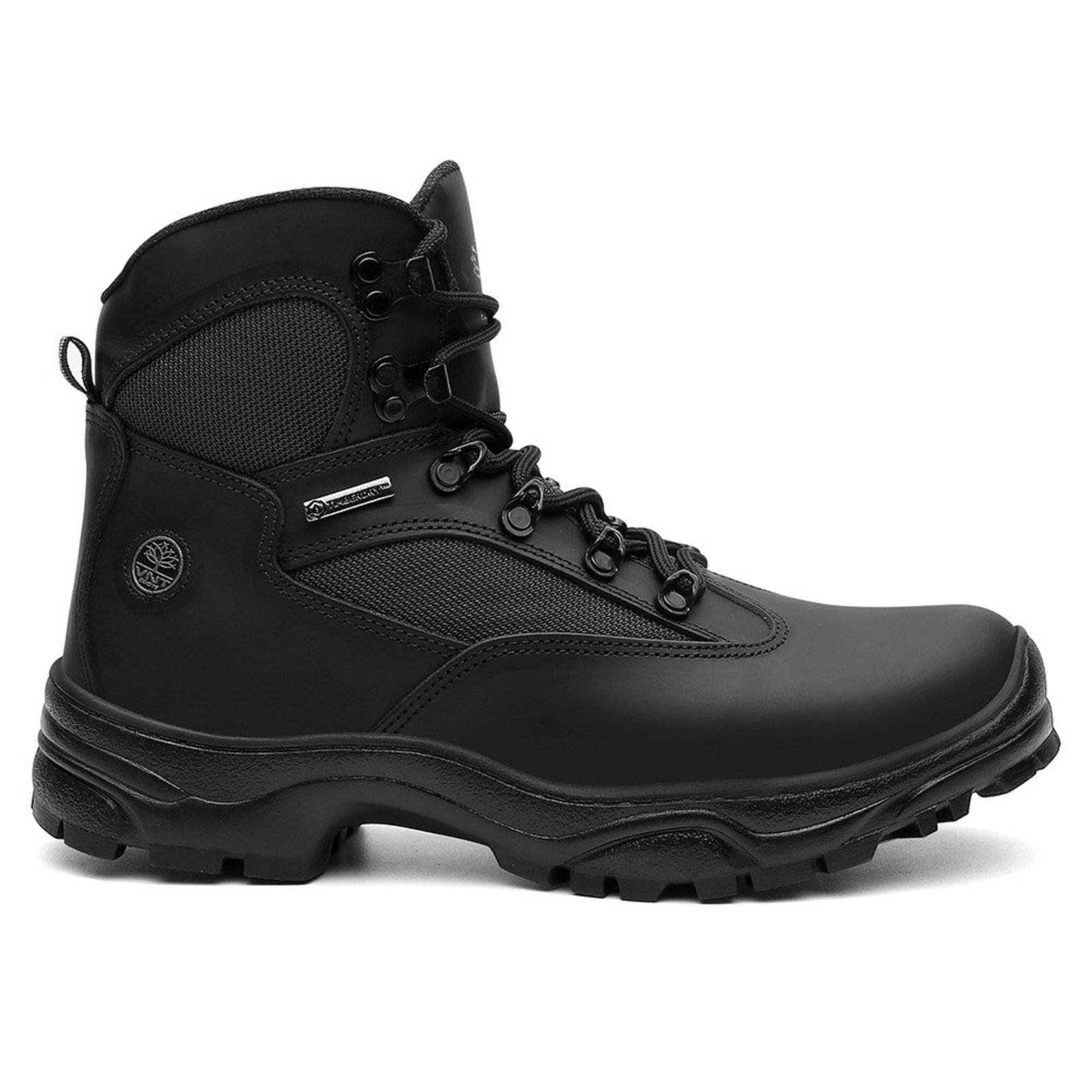Coturno Bota Masculina VNT Heavy Cano Médio com C.A. Segurança Preto