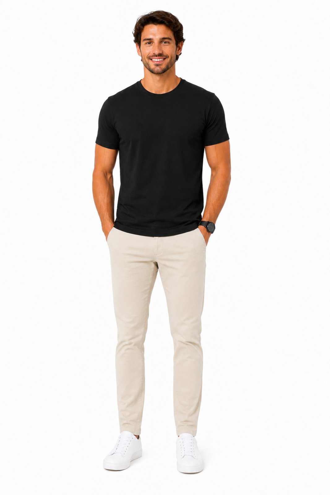 Camisa Slim D Bell Outlet Fashion Preta