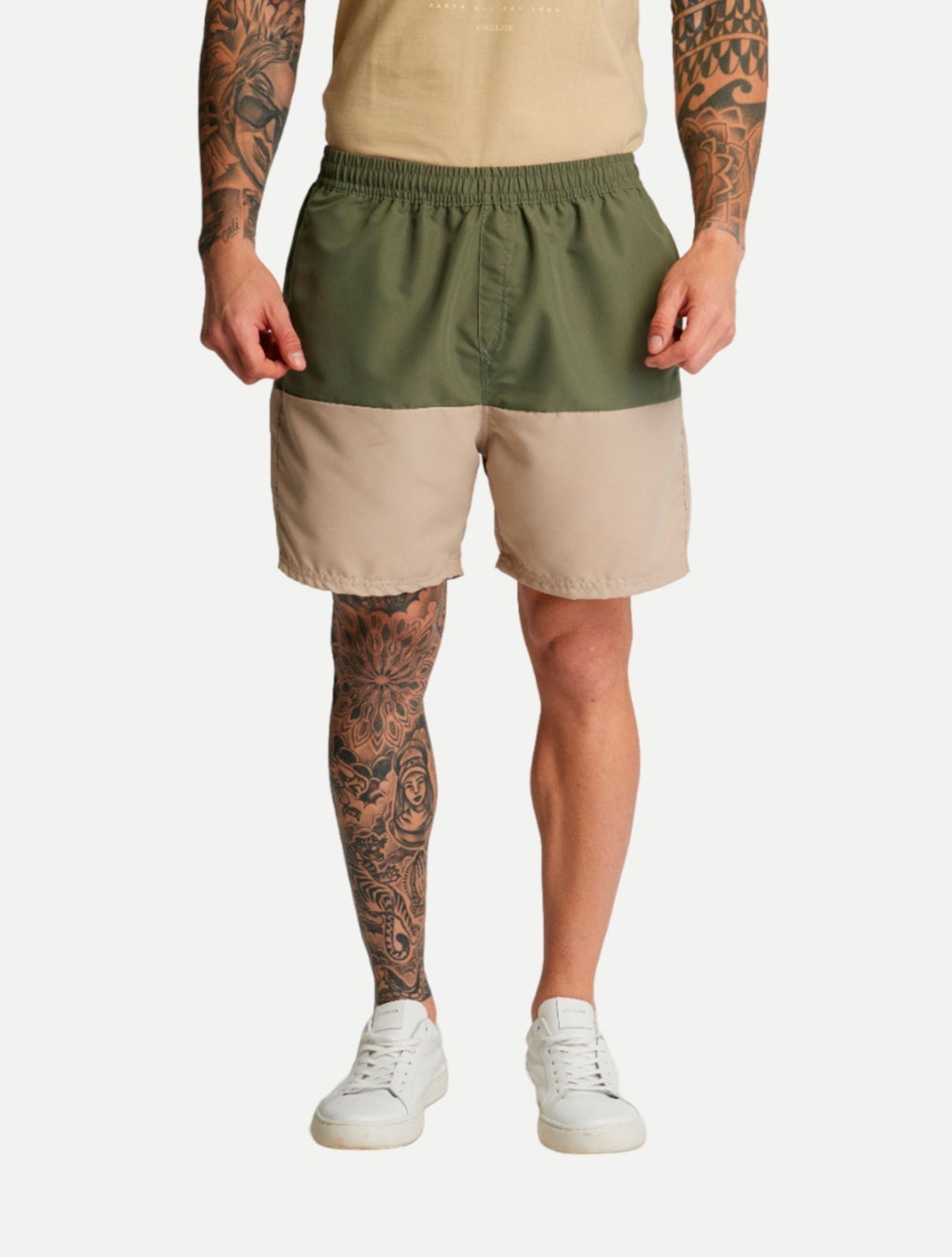 Short King & Joe Regular Recorte SH23206 Verde Escuro