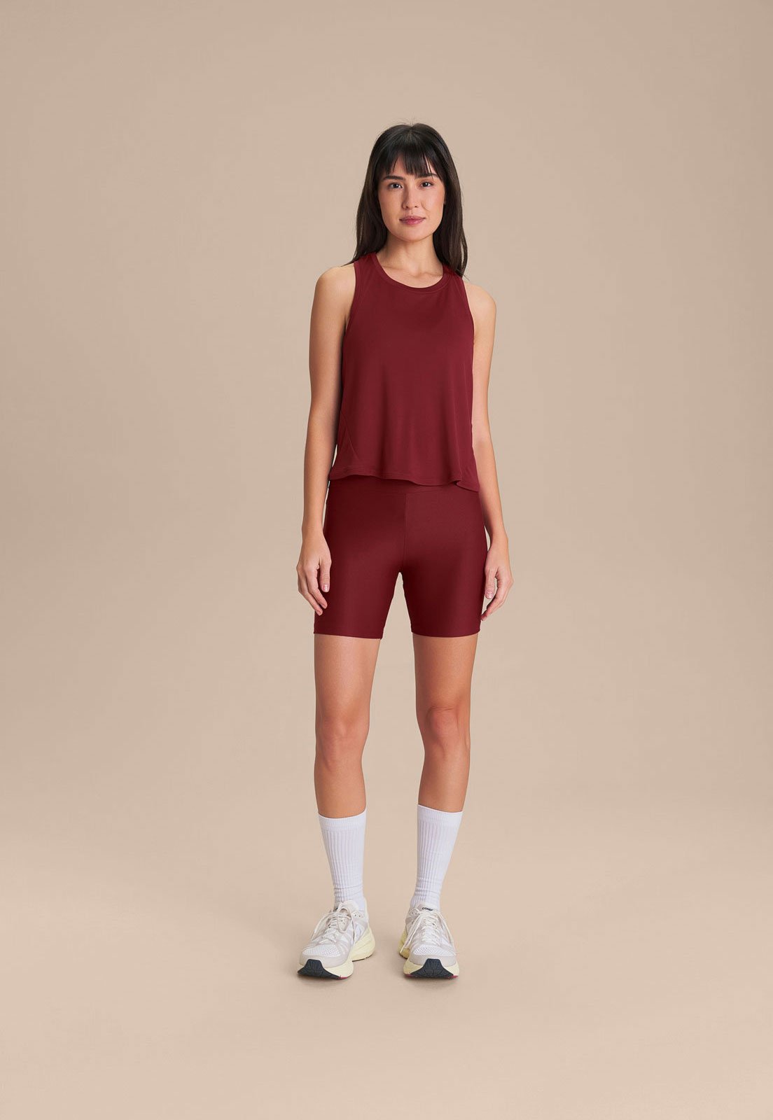 Bermuda Feminina Live Allure Mat Adaptiv Vermelha