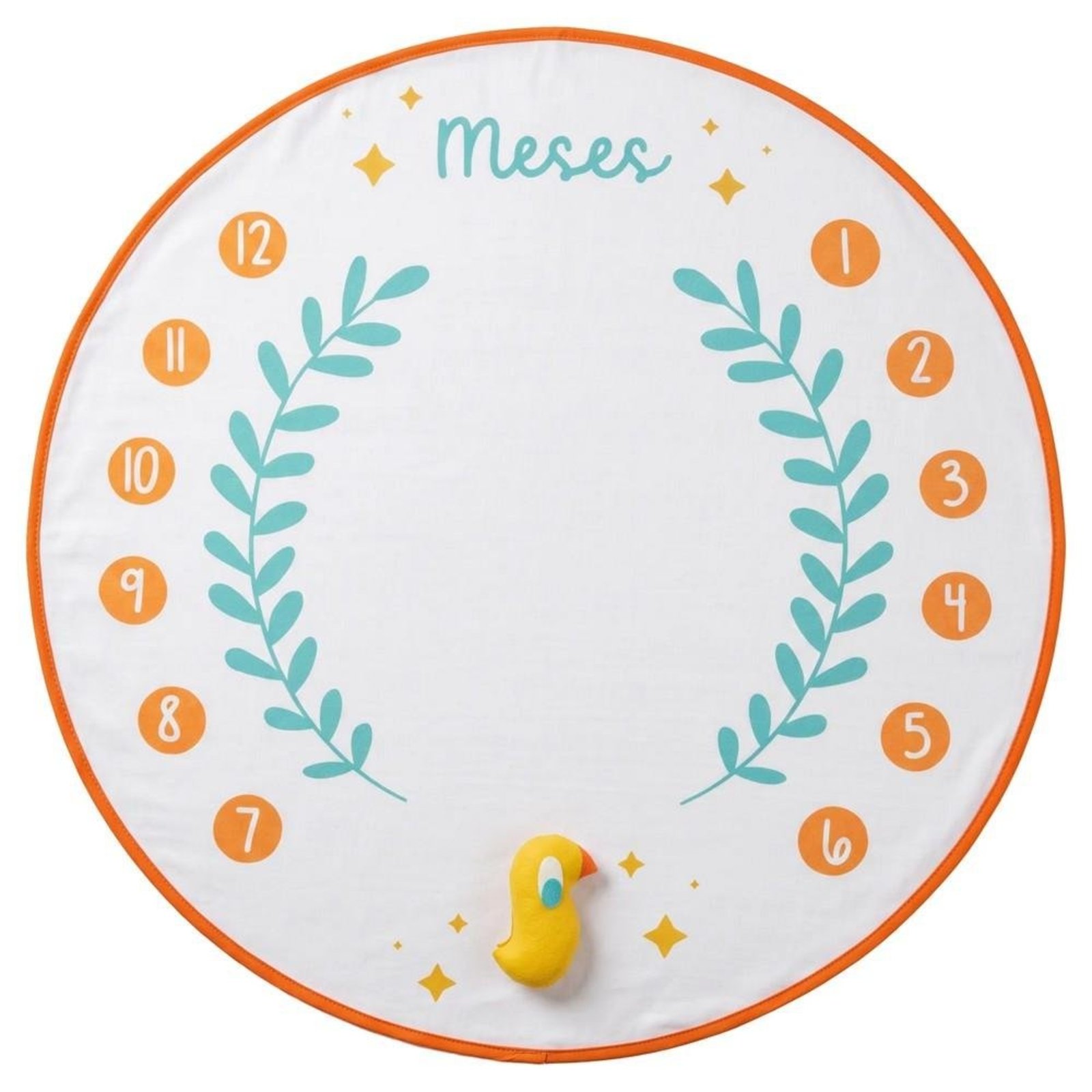 Infantil - Tapete Mesversário e Almofada Vestorinho Alphabeto