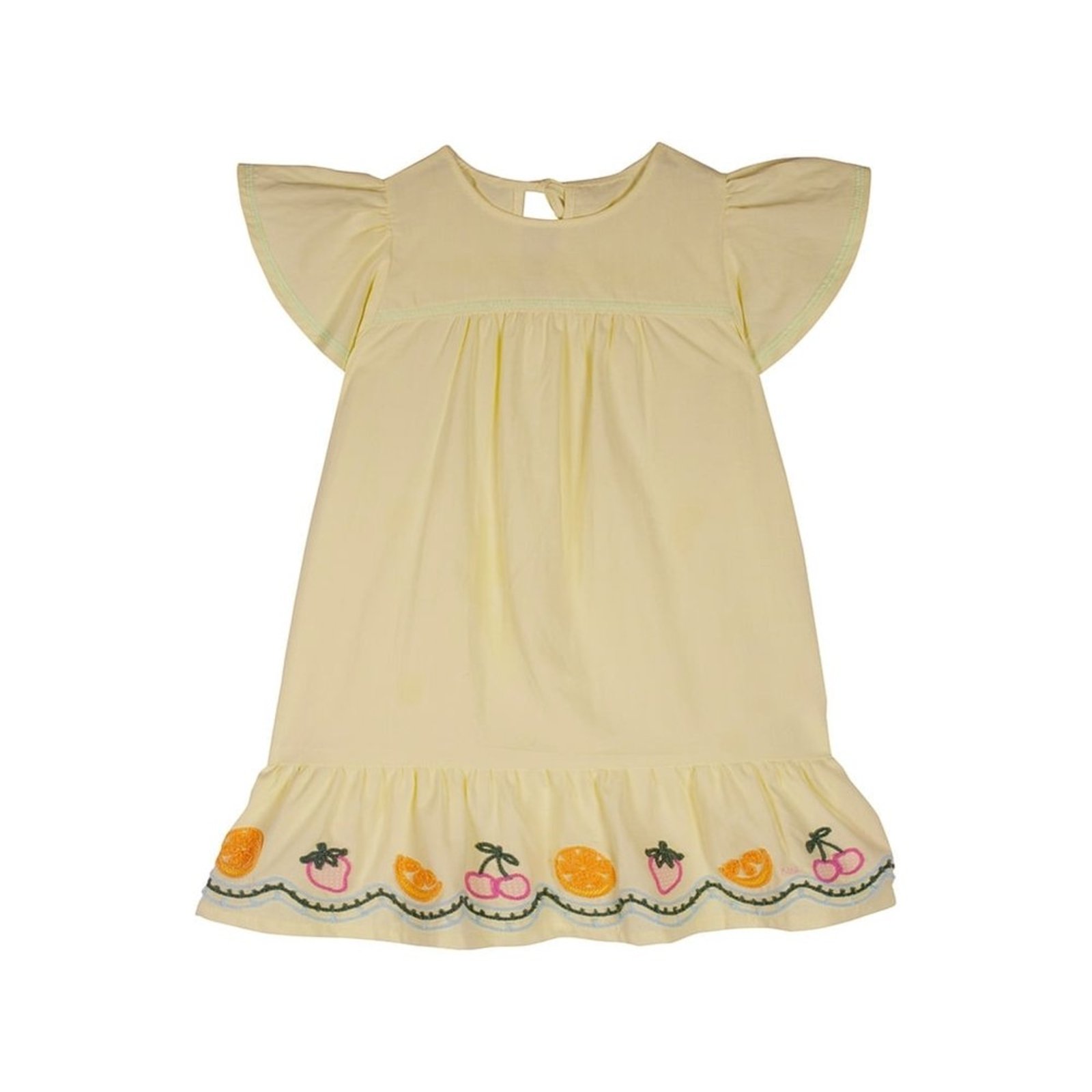 Infantil - Vestido Manga Curta Tricoline Menina Marisol