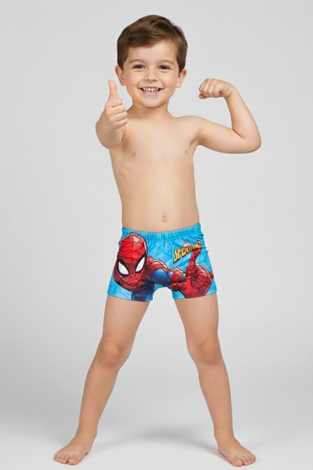 Vista 2 Sunga Disney Masculina Homem Aranha Marvel azul Marvel azul