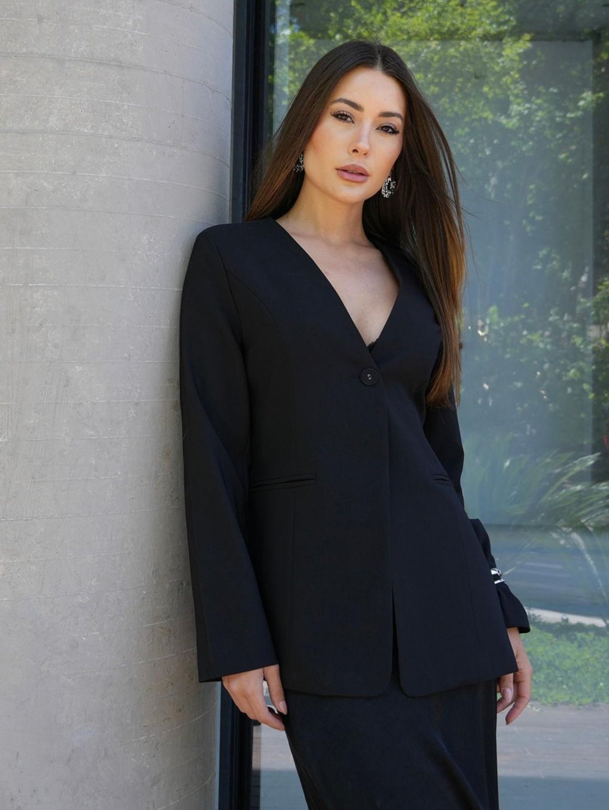 Vista 2 Blazer Autentique Feminino azul Autentique azul