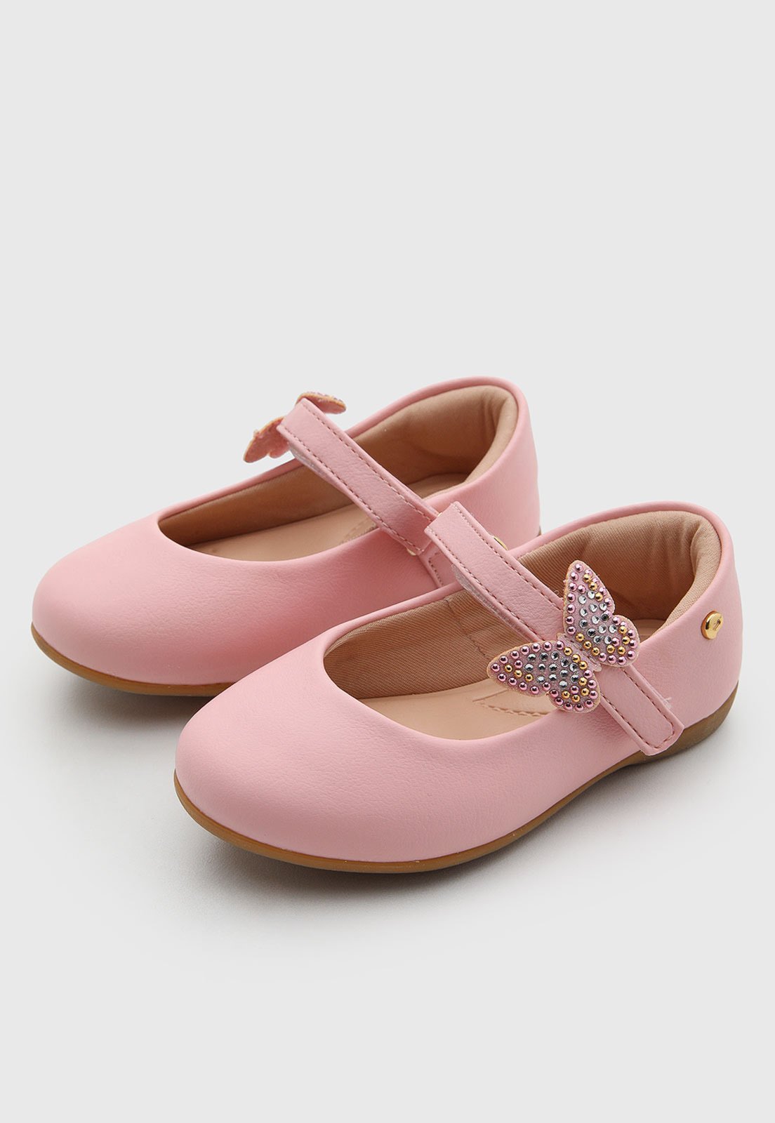 Infantil - Sapatilha Pampili Borboleta Rosa