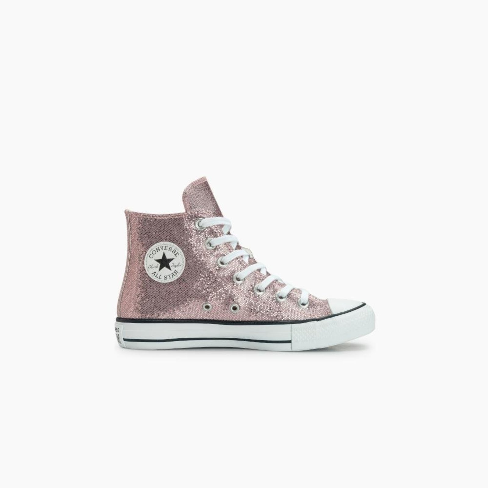 Infantil - Tênis Chuck Taylor All Star Shine Cano Alto Rosa