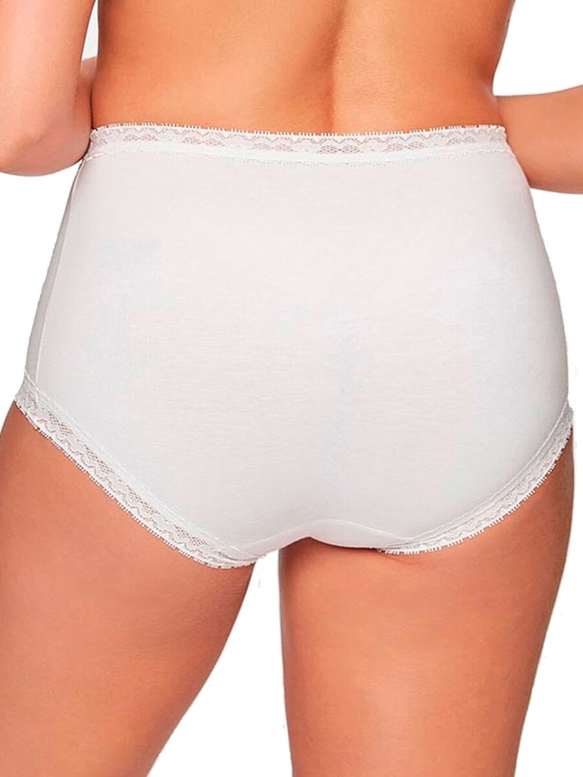Kit com 10 Calcinhas Alta Star Max Triumph 24649 Branco