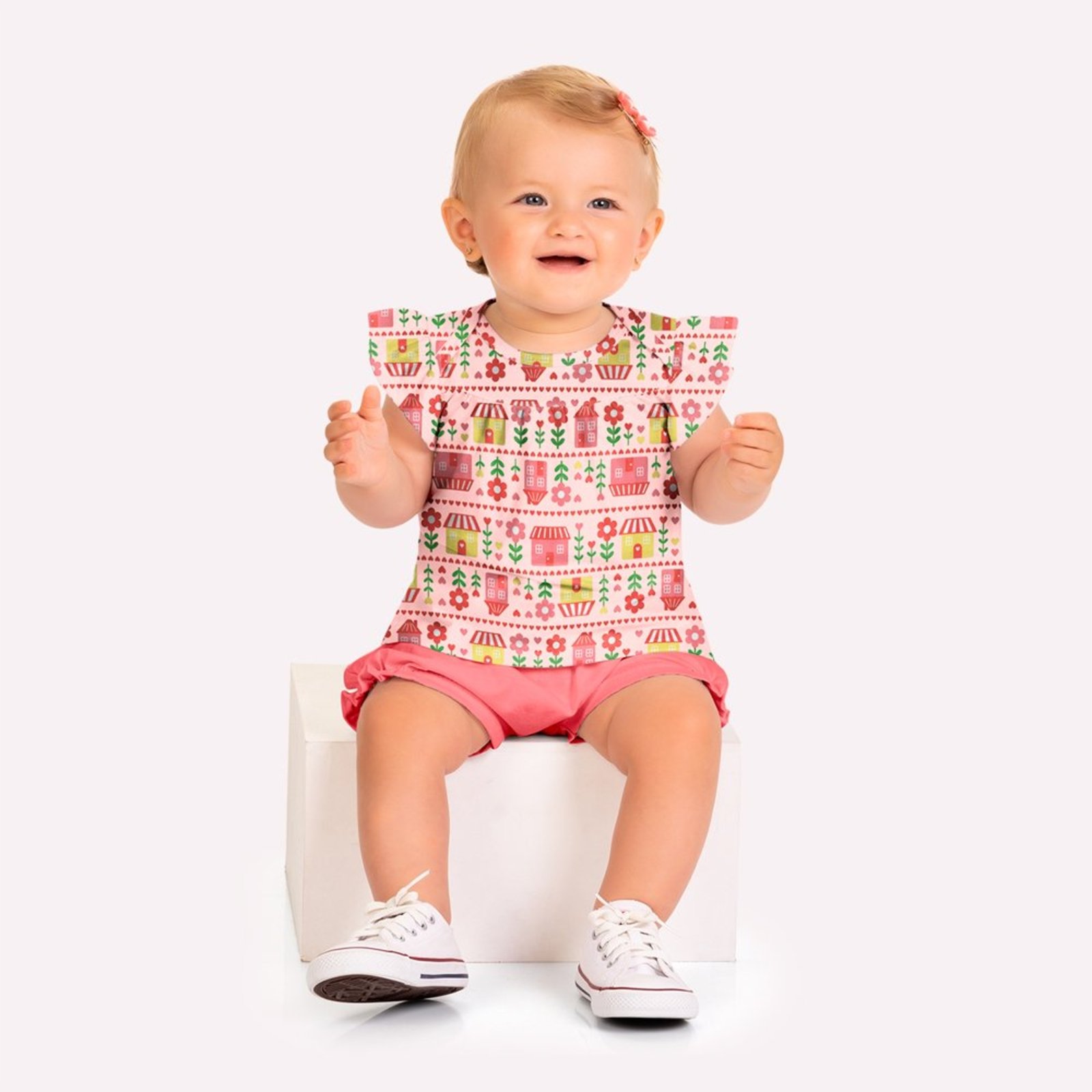 Infantil - Conjunto Menina Bordado Kyly