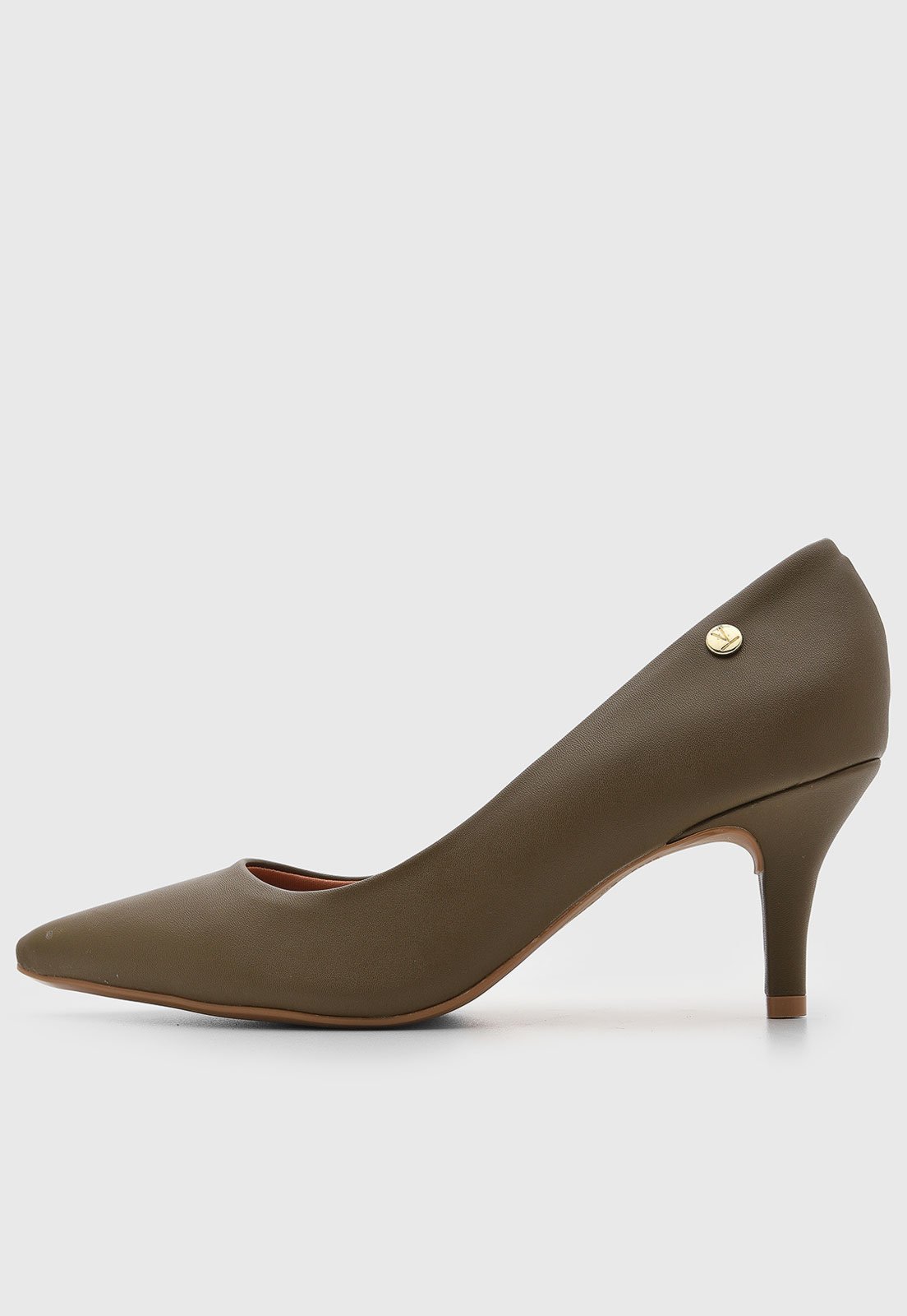 Scarpin Feminino Vizzano Bico Fino Verde