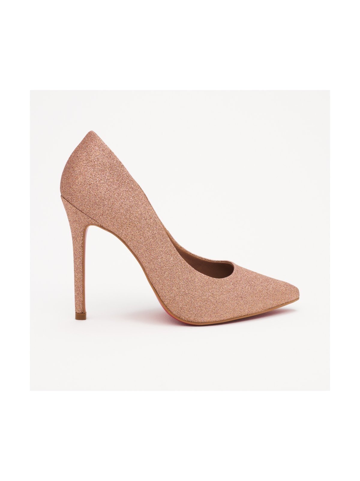 SCARPIN HELO DI VALENTINI GLITTER- SOLA VERMELHA