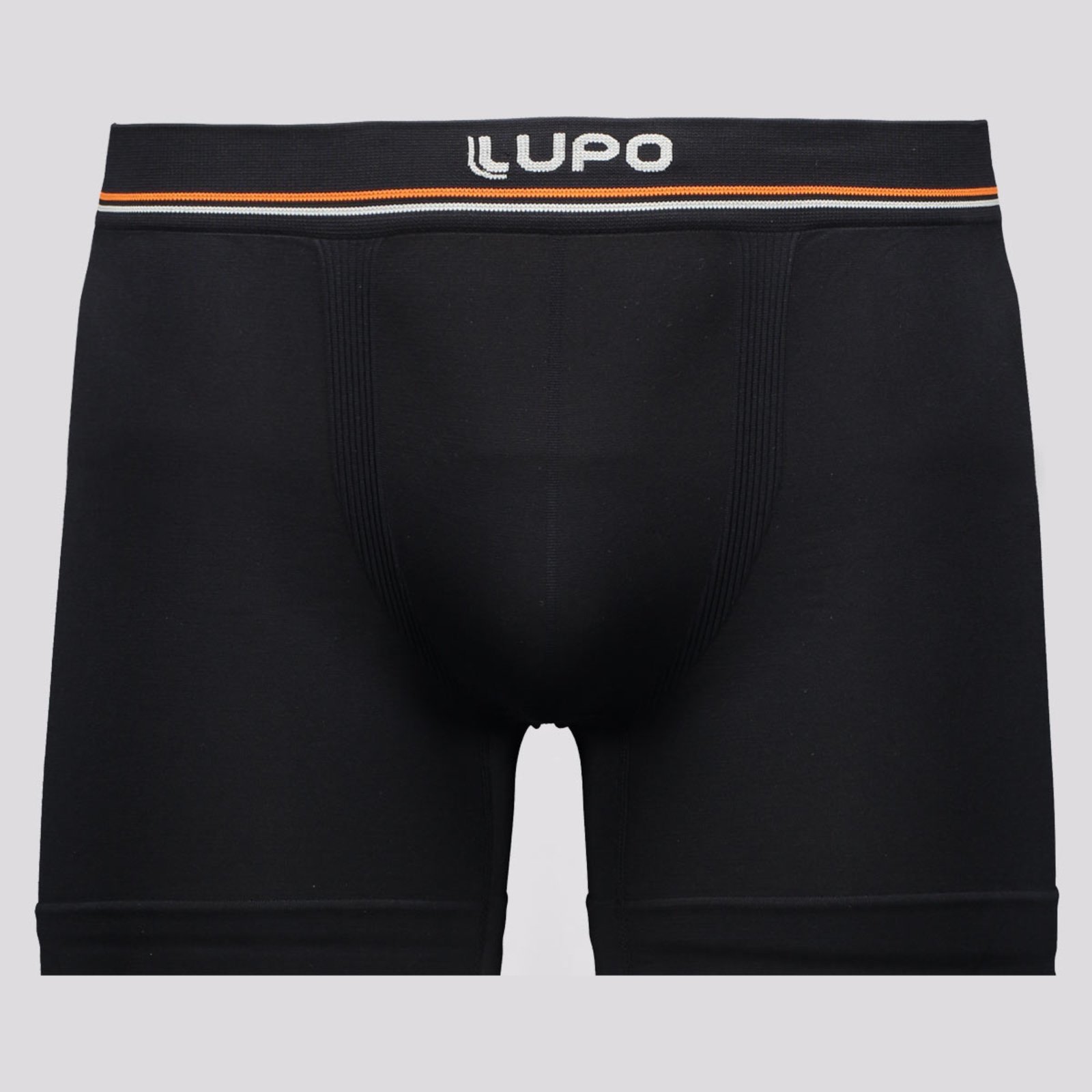 Cueca Boxer Lupo Microfibra Seamless Preta