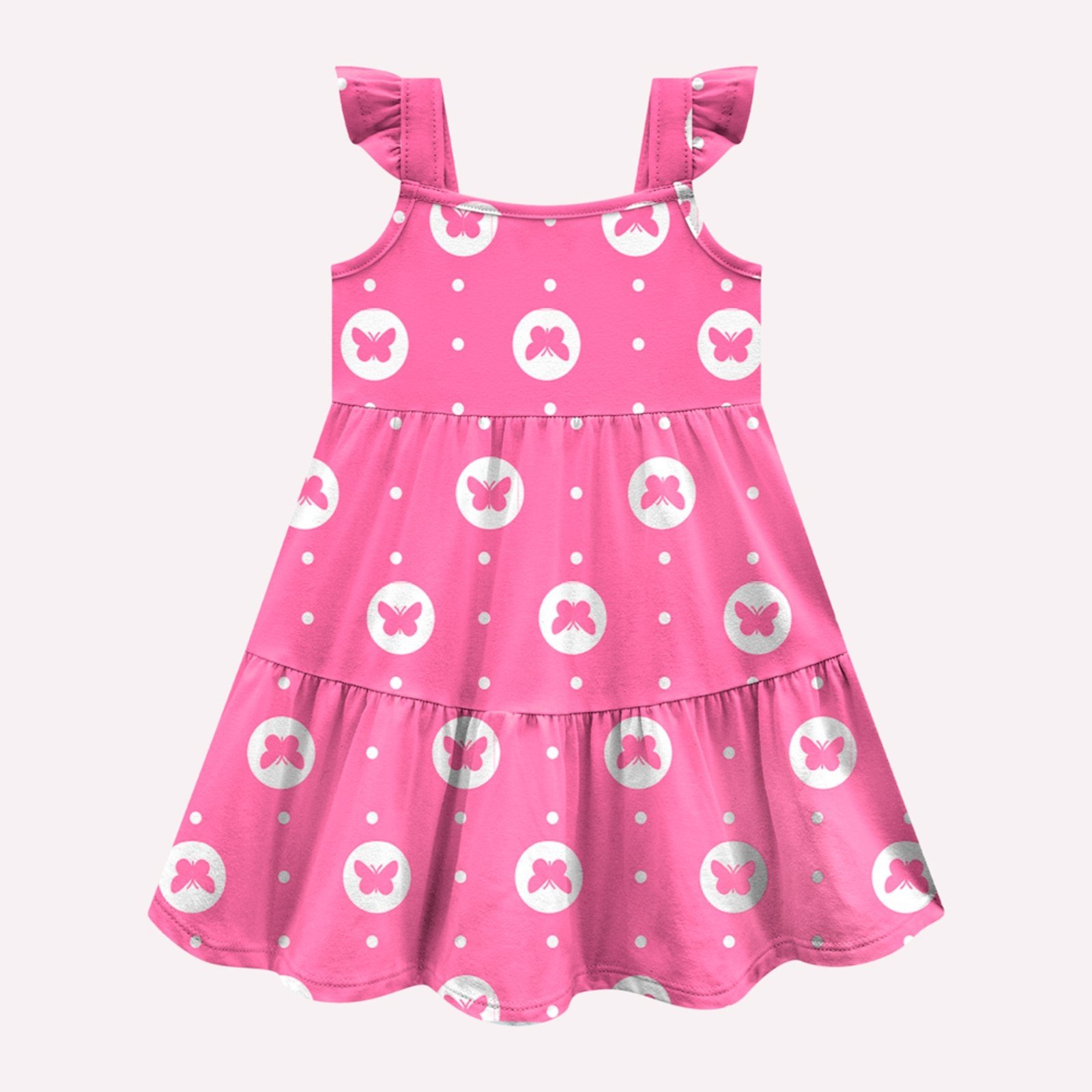 Infantil – Vestido Menina Borboletas Kyly