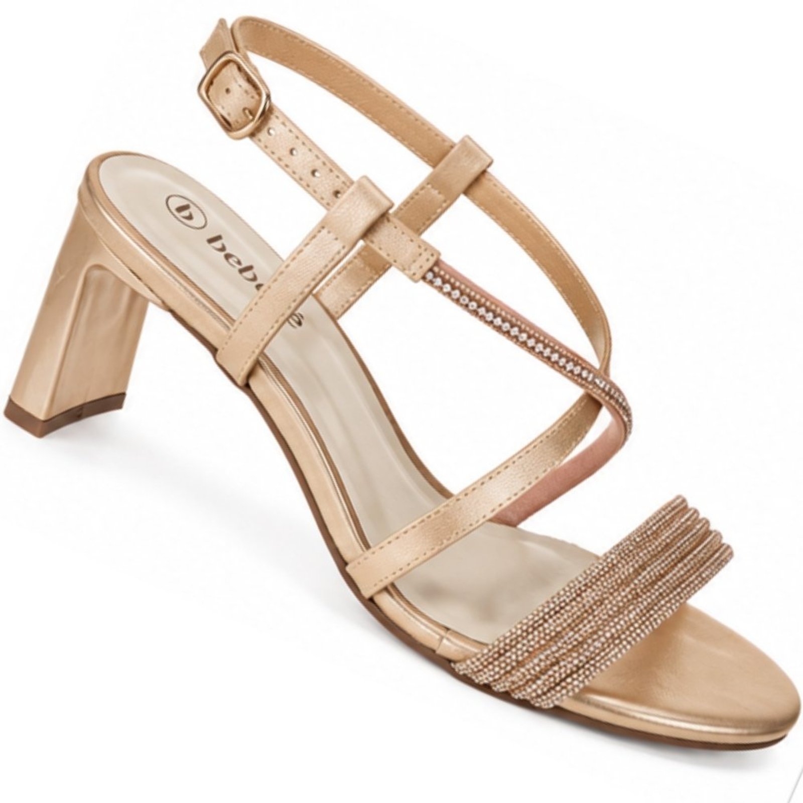 Sandalia ce T6036-343 Social Salto Alto Feminina