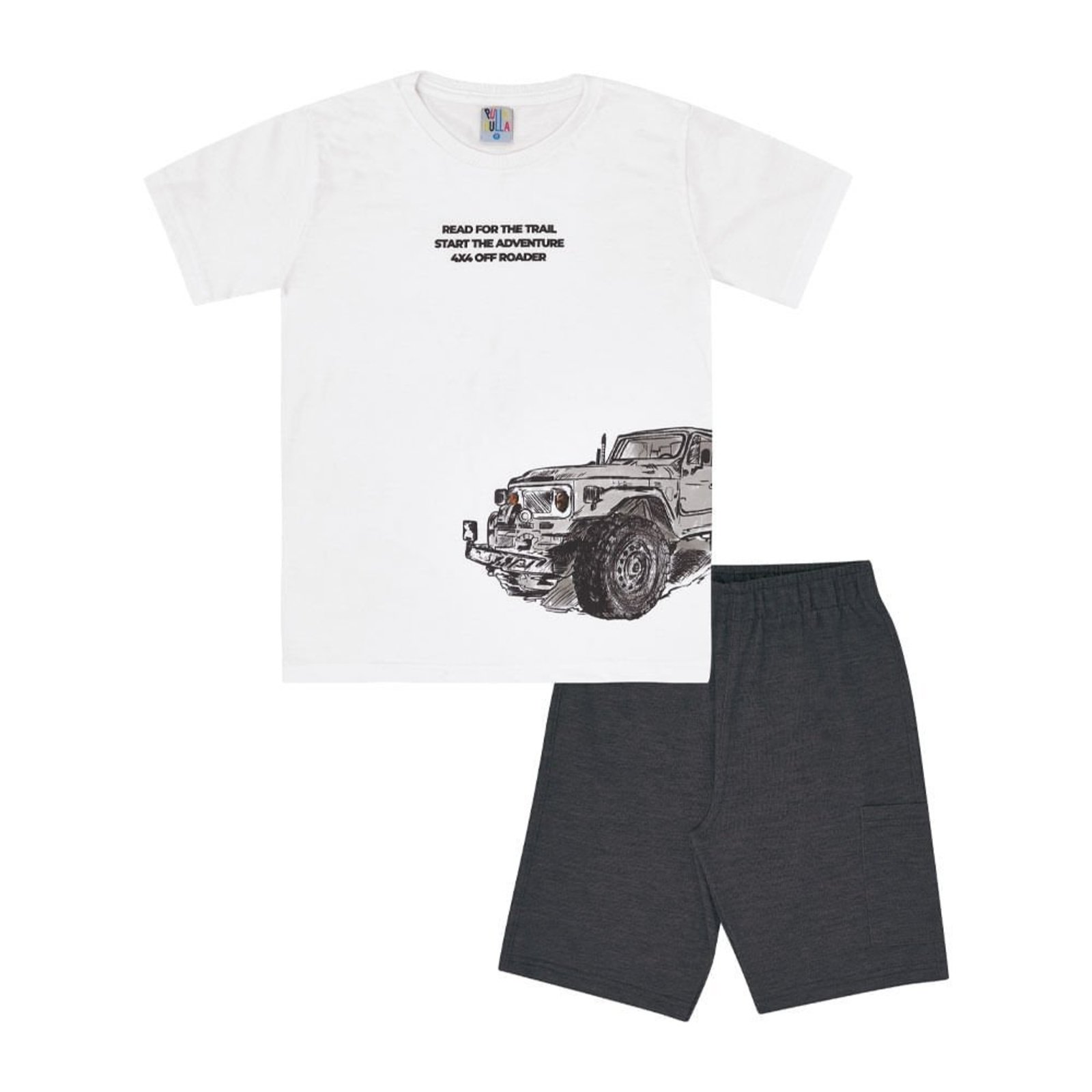 Infantil - Conjunto Menino - Branco - 49372-3
