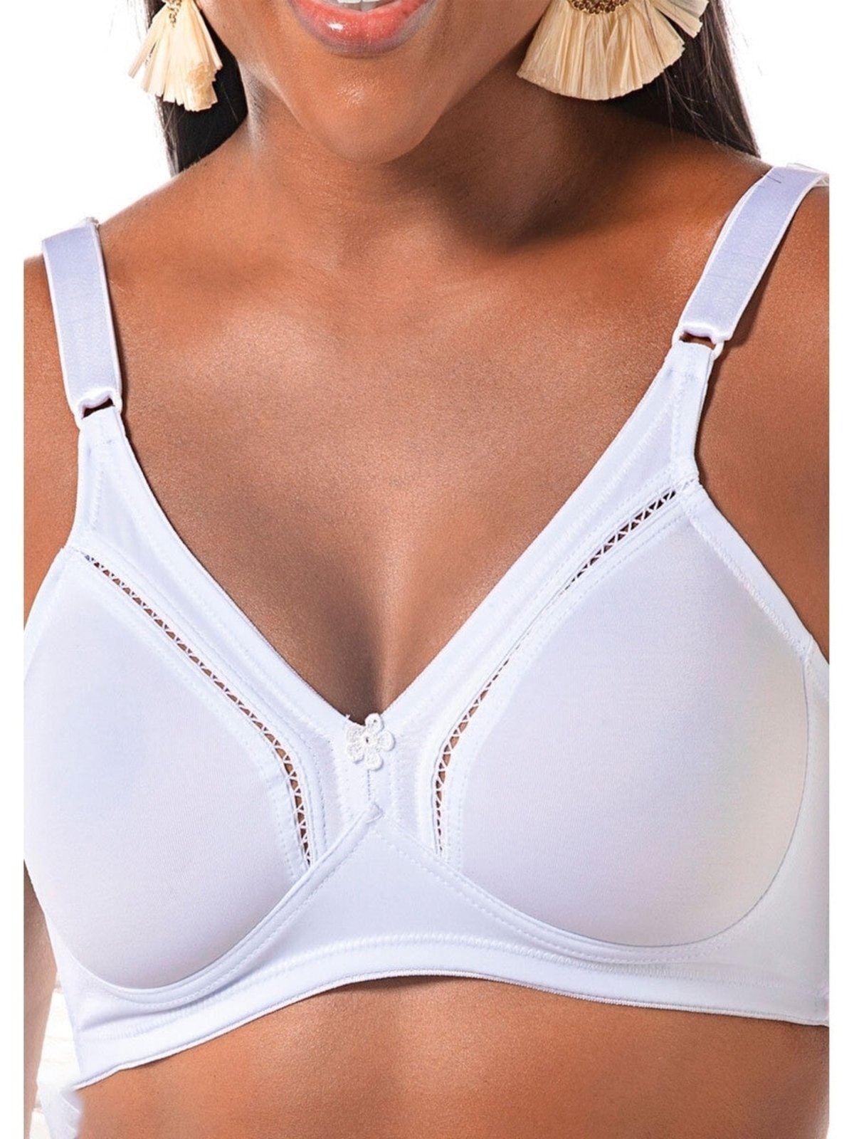 Sutiã Sustentação Gallard Control Demillus 78808/78908 Taça B Branco