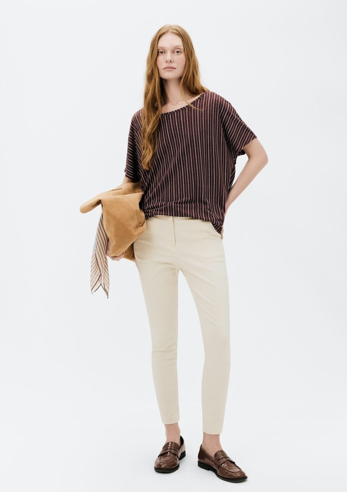 Calça Básica Feminina Cintura Média Alfaiataria Hering