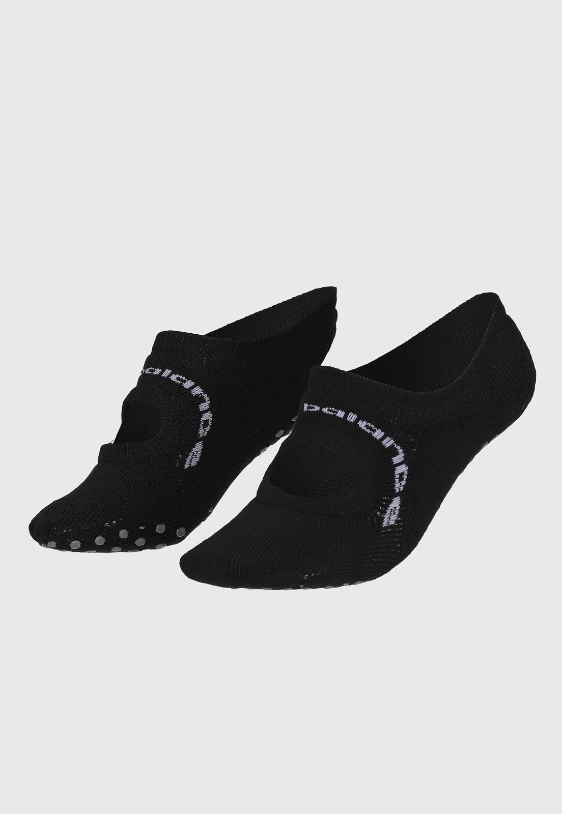 Meia New Balance Sapatilha Pilates Preta