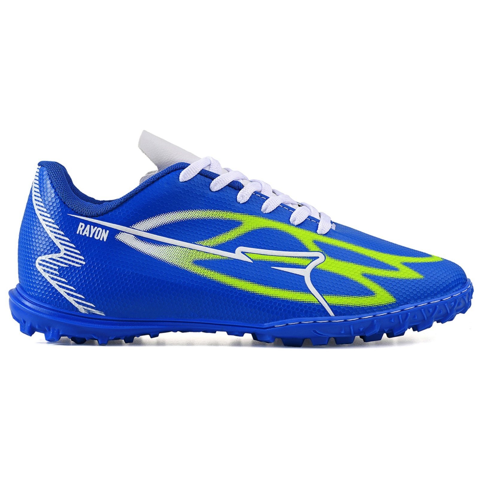Vista 2 Chuteira de Futebol Society Masculina Para Grama Sintetica Material Sintetico CALCADOS LGHT LIGHT azul CALCADOS LGHT LIGHT azul