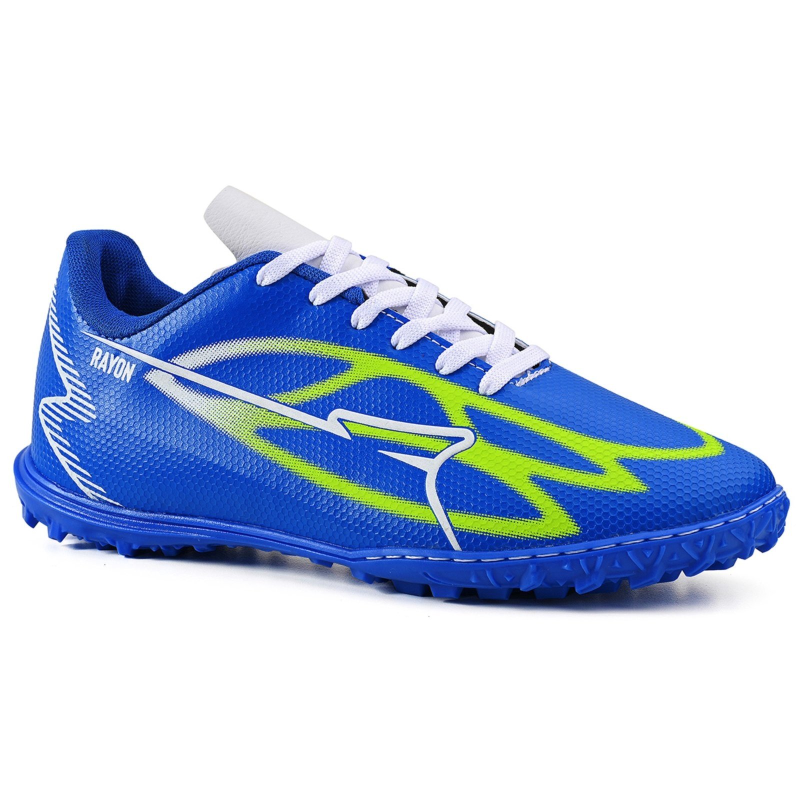 Vista 3 Chuteira de Futebol Society Masculina Para Grama Sintetica Material Sintetico CALCADOS LGHT LIGHT azul CALCADOS LGHT LIGHT azul