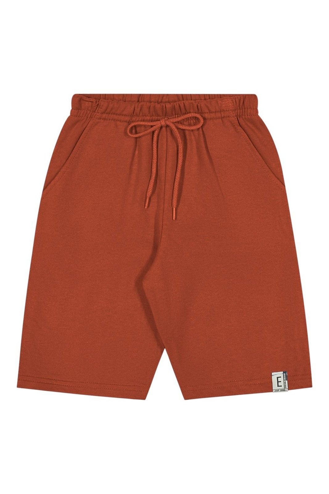 Infantil - Bermuda Menino com Cordão Básica Elian Marrom