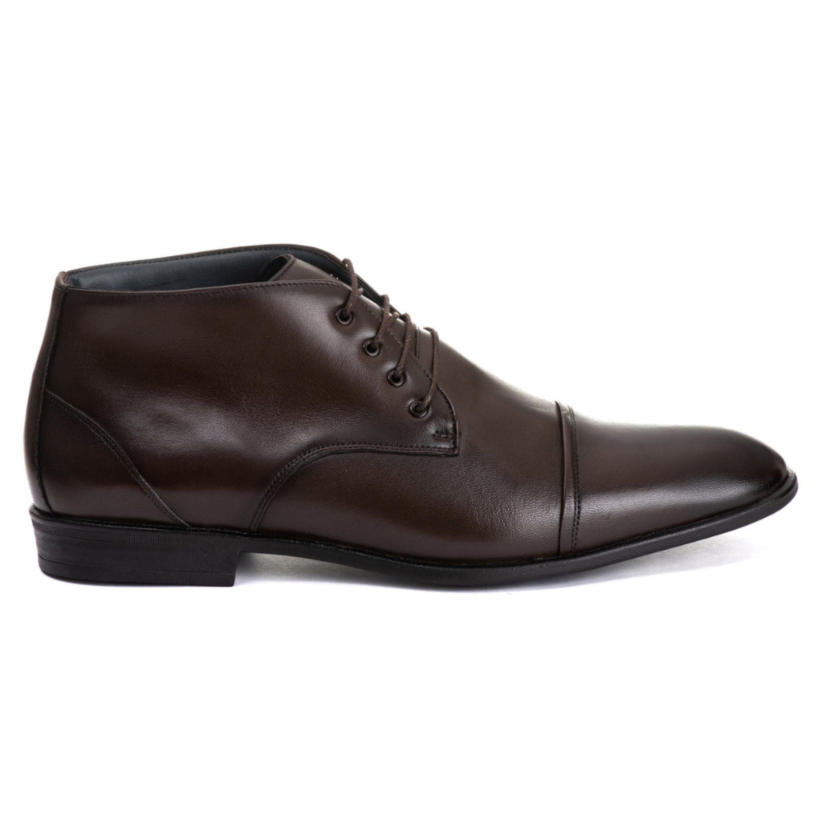Bota Derby Social Tombstone em Couro Café